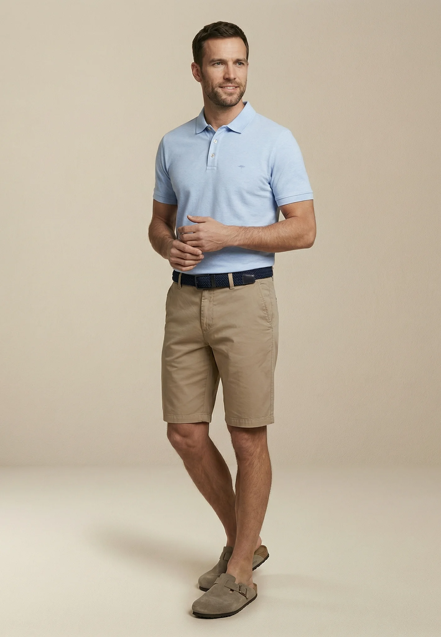 Poloshirt aus Baumwollmix mit klassischem Kragen - Image 8