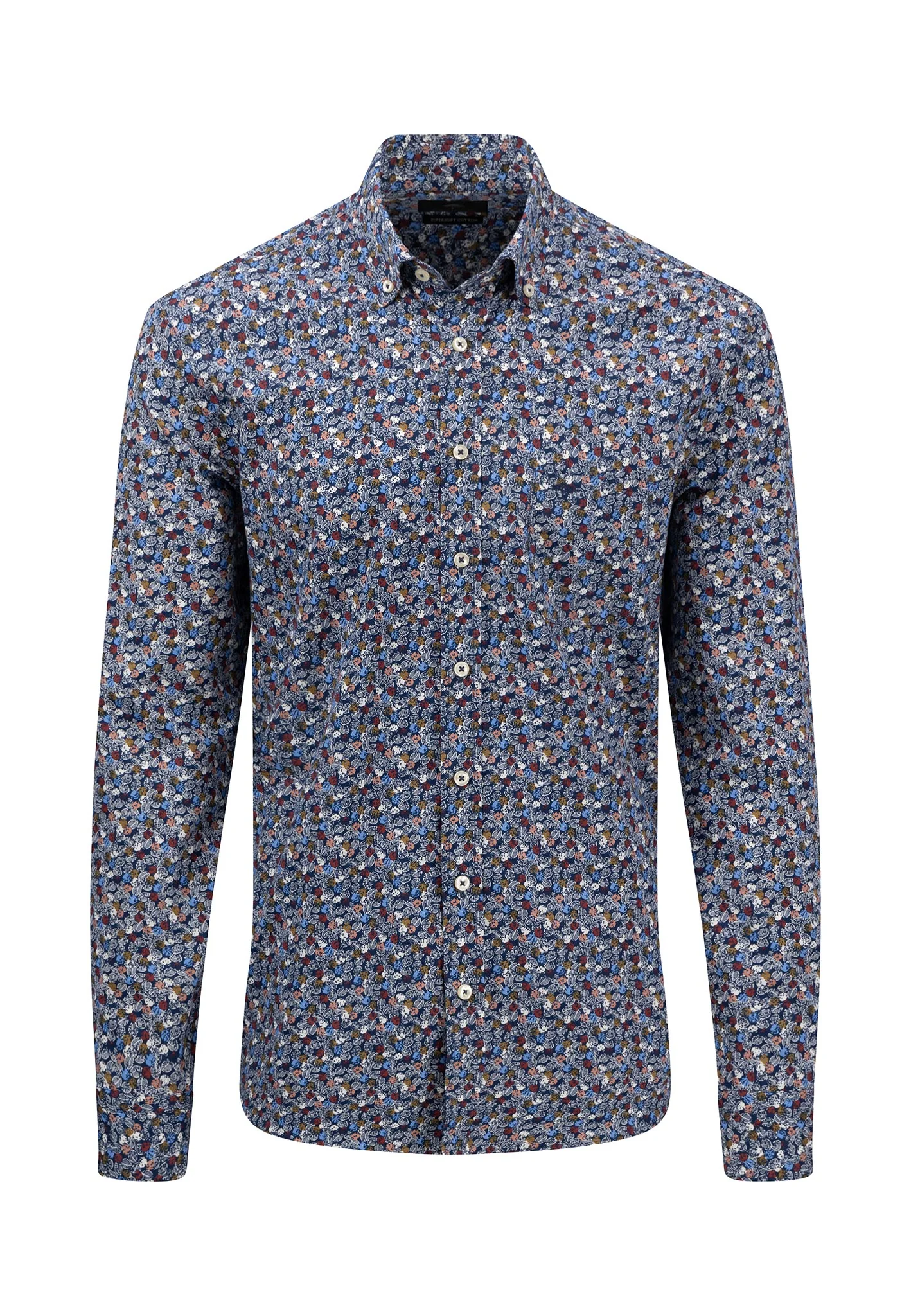 Lässiges Print-Hemd mit Button-Down-Kragen - Image 3