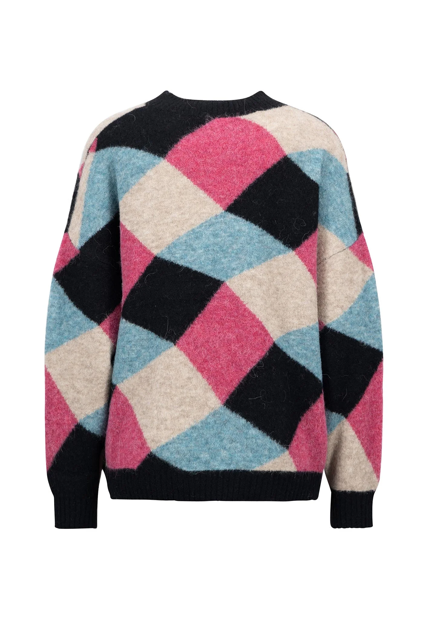 Pullover aus Alpaka-Woll-Mix mit Musterung
