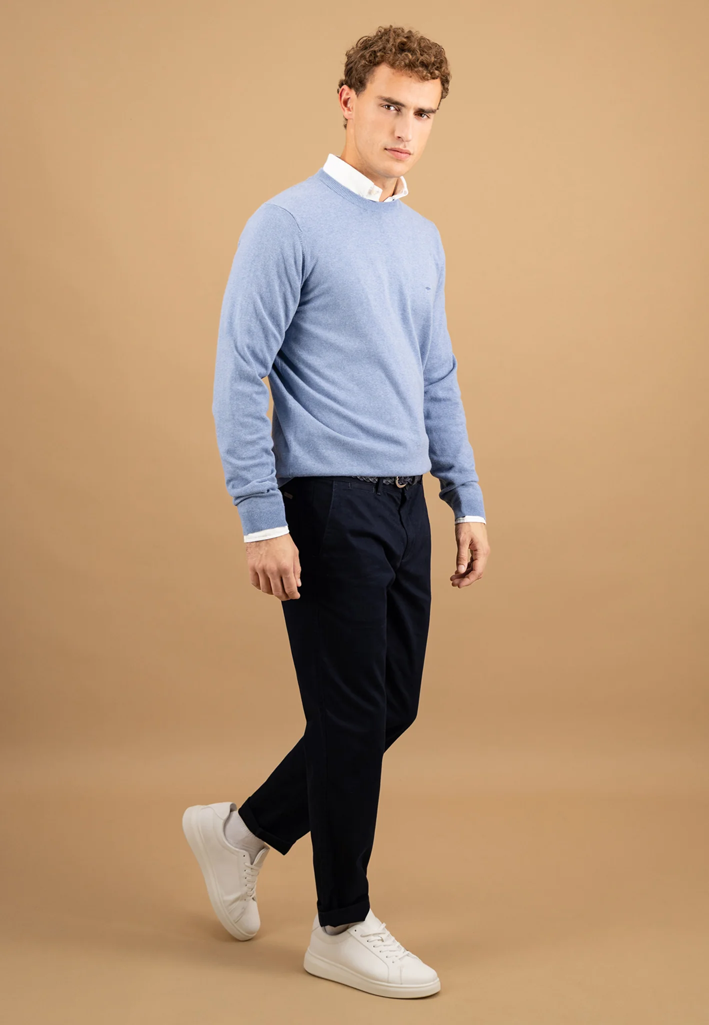 Pullover aus Baumwoll-Kaschmir mit Rundhalsausschnitt - Image 10