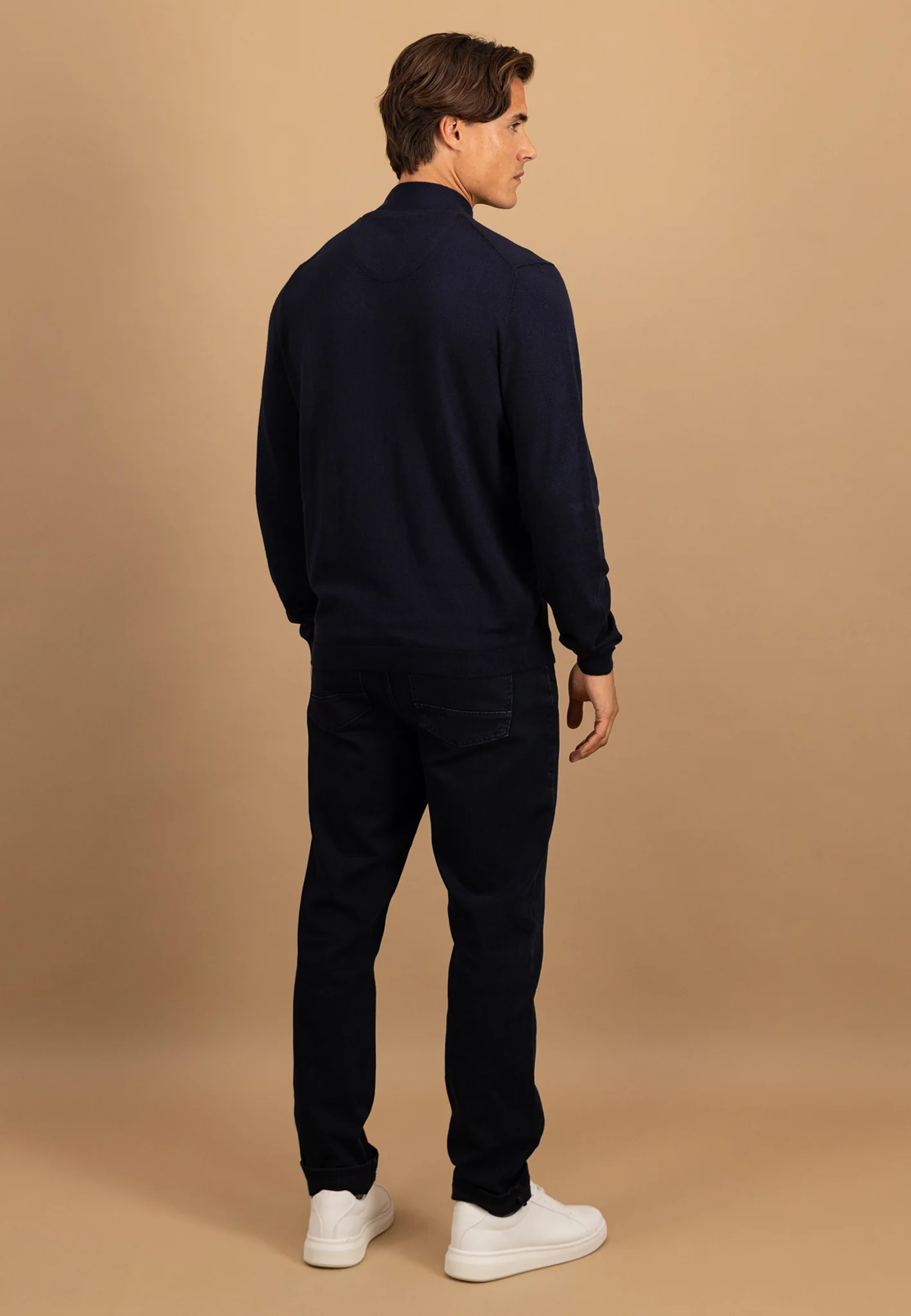 Pullover aus Baumwoll-Kaschmir mit Stehkragen - Image 3