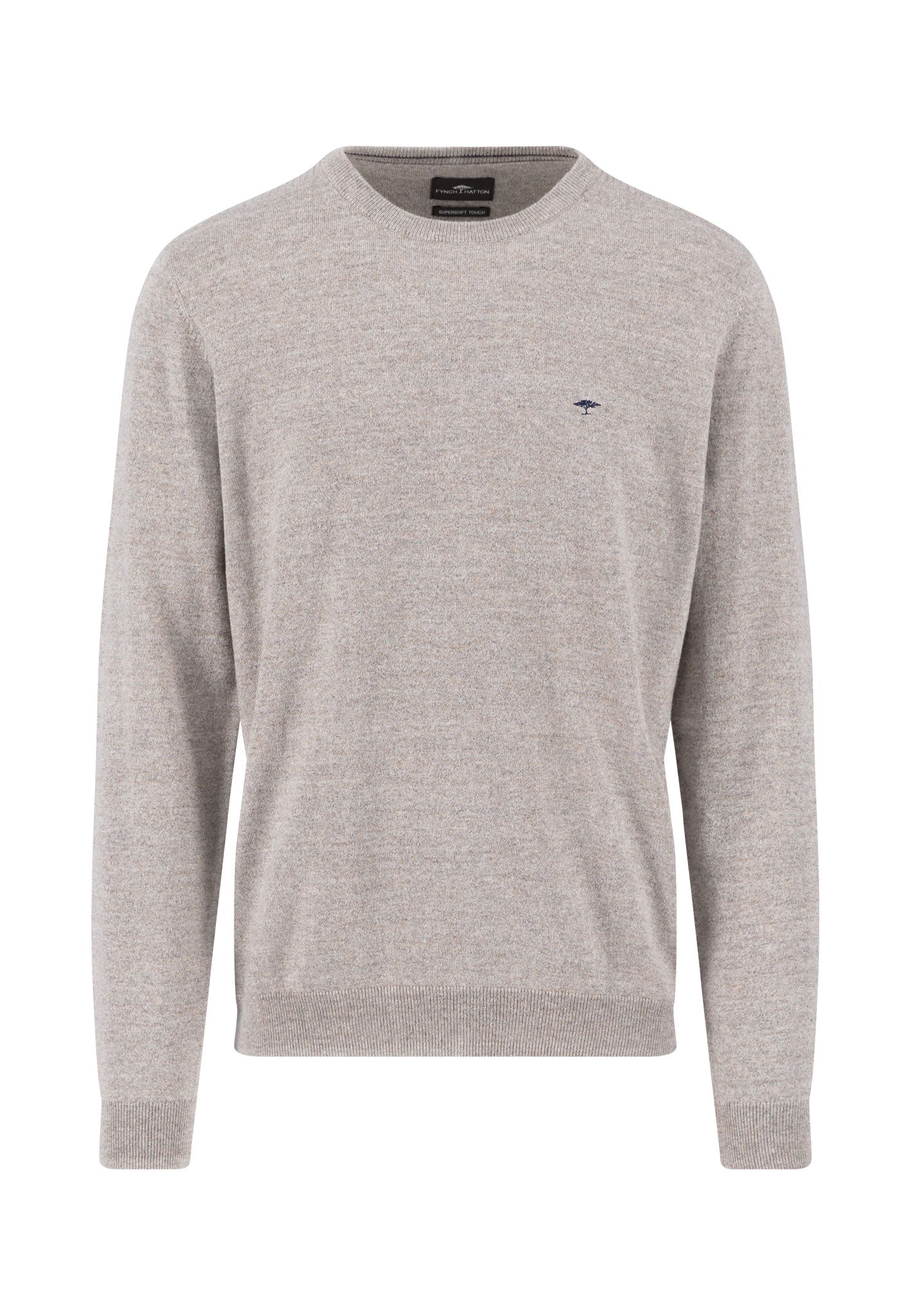 Pullover aus Baumwoll-Wollmix mit Rundhalsausschnitt - Image 7