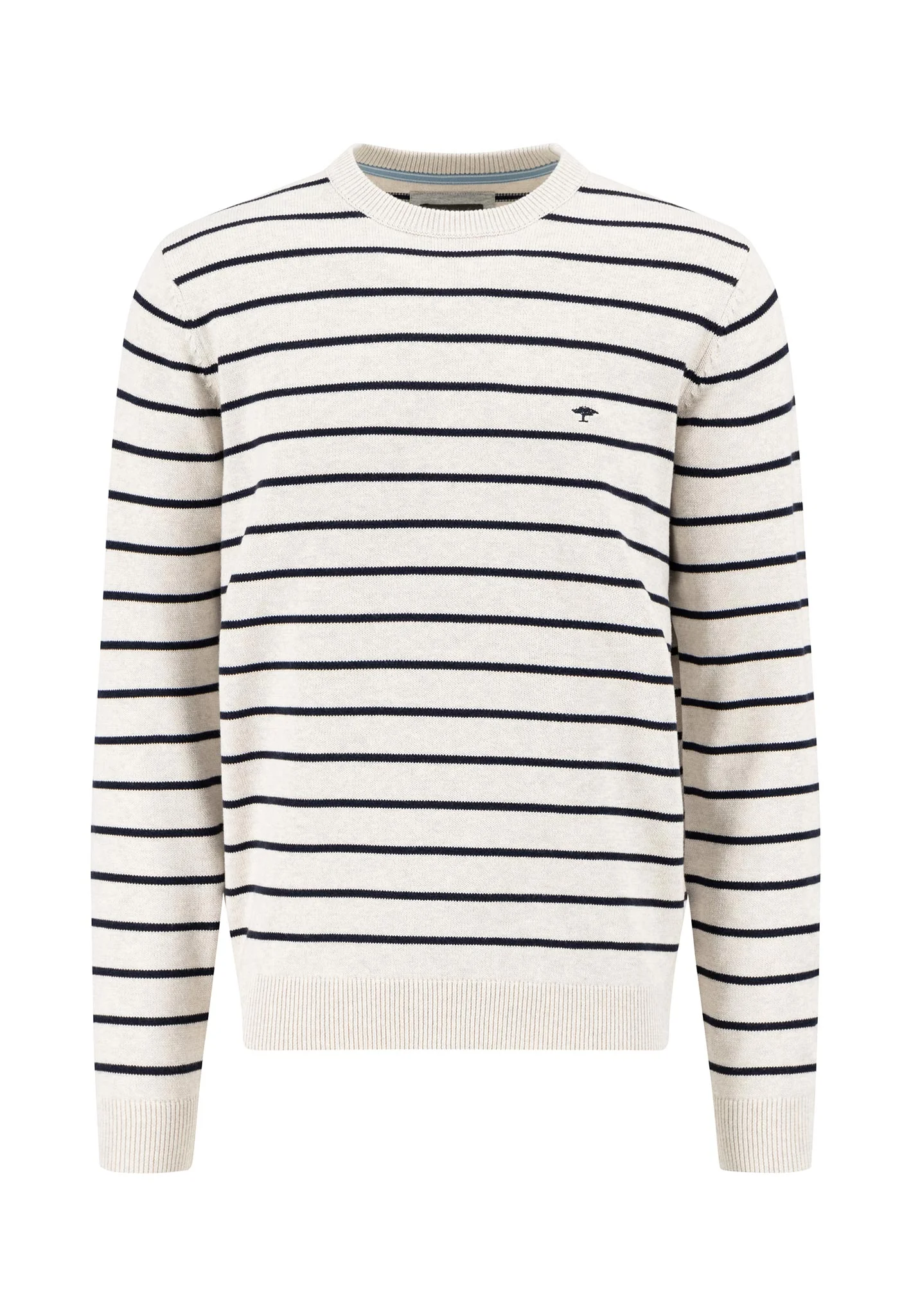 Pullover aus Baumwolle mit feinen Streifen - Image 5