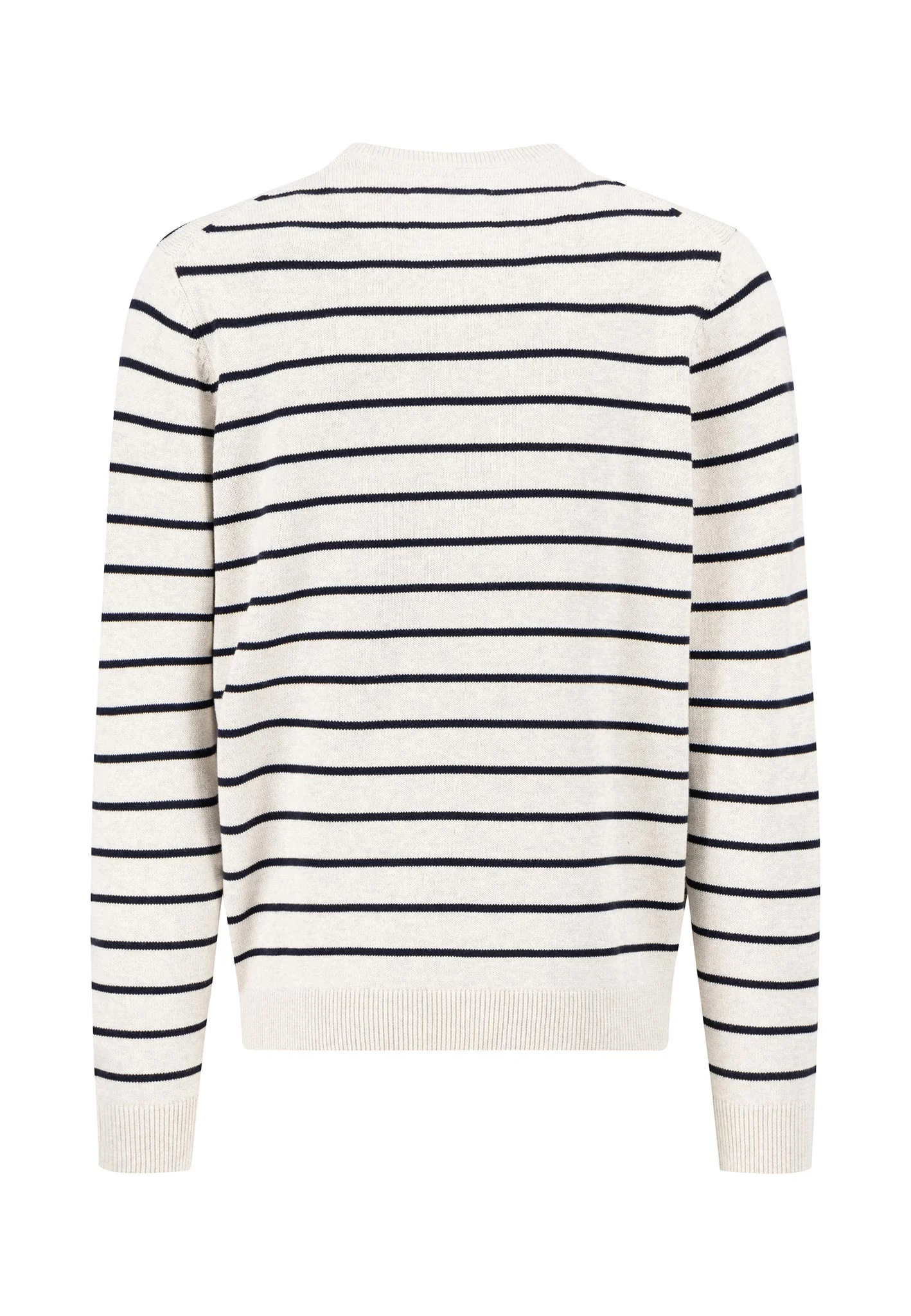 Pullover aus Baumwolle mit feinen Streifen - Image 6