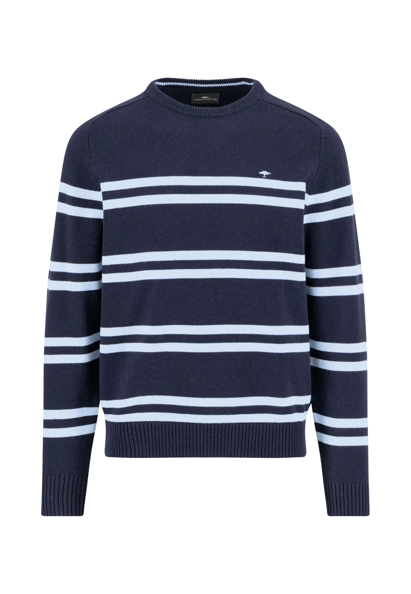 Pullover aus Baumwolle mit maritimen Streifen - Image 4