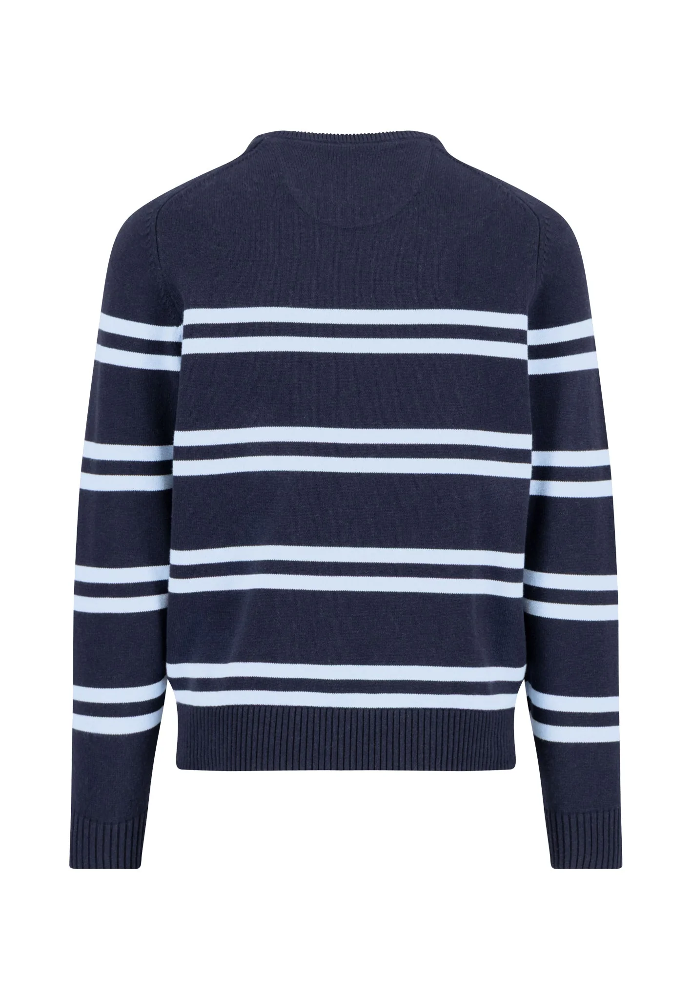 Pullover aus Baumwolle mit maritimen Streifen - Image 5