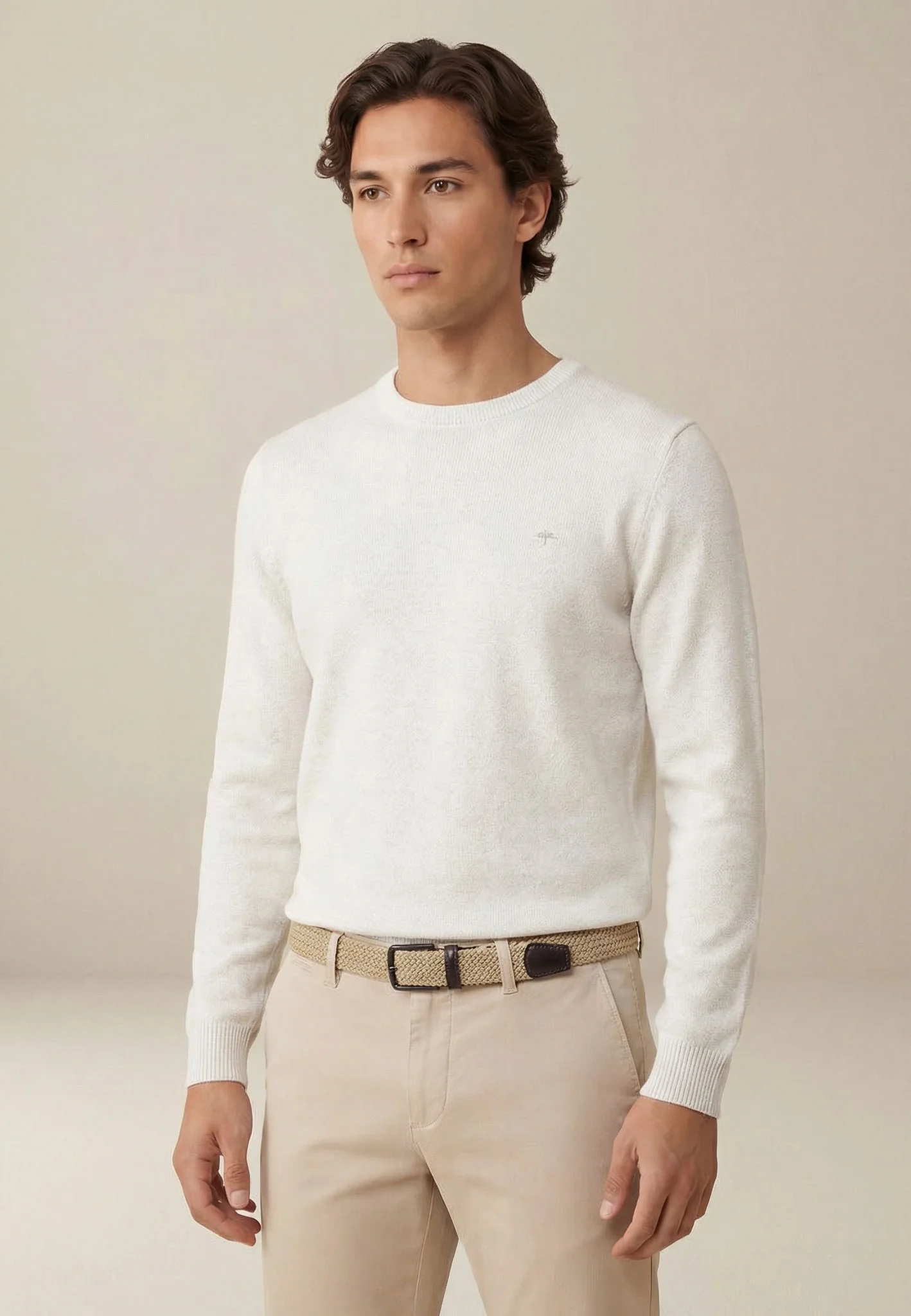 Pullover aus Baumwolle mit Rundhalsausschnitt – Air Cotton - Image 39