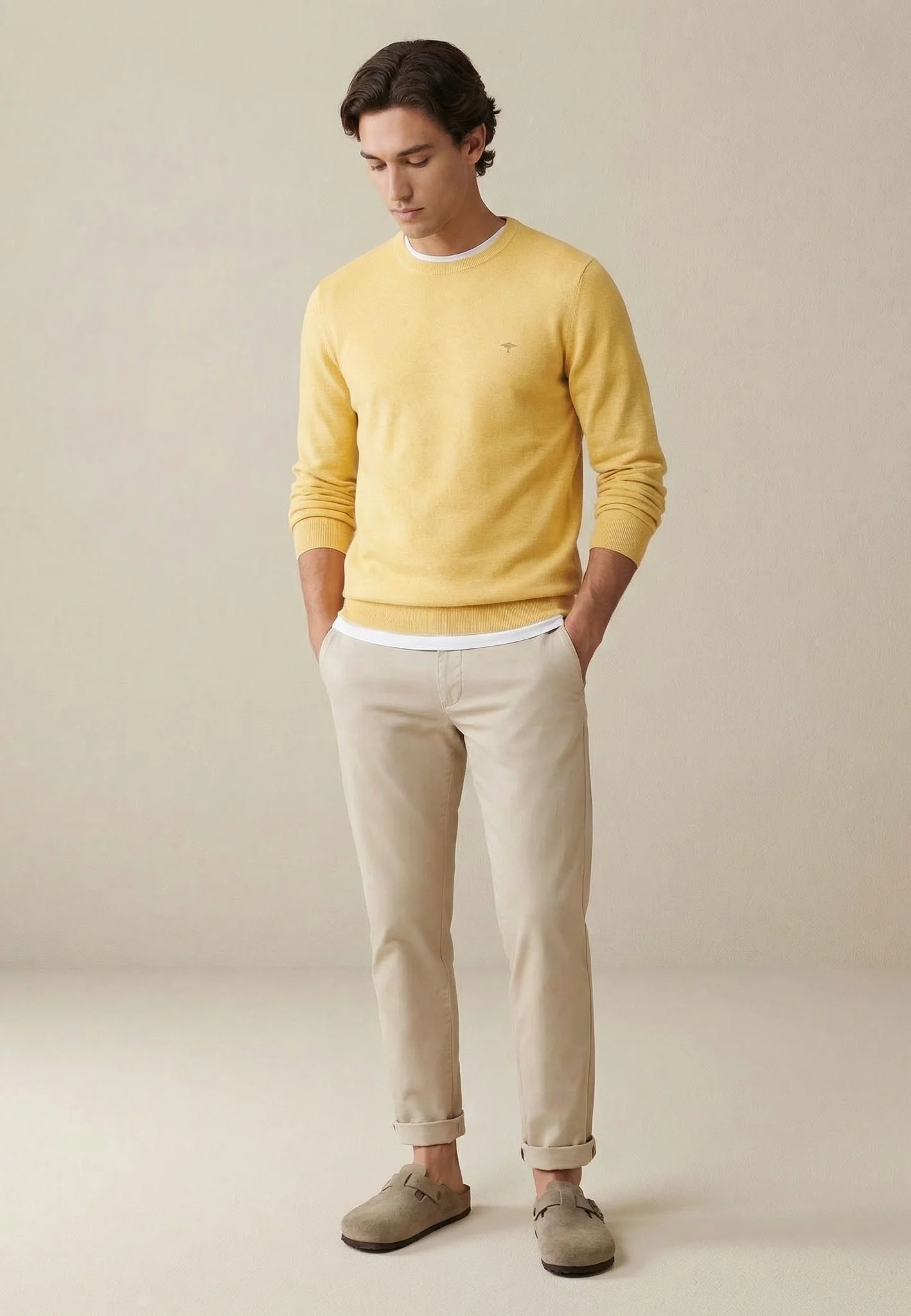 Pullover aus Baumwolle mit Rundhalsausschnitt – Air Cotton - Image 8