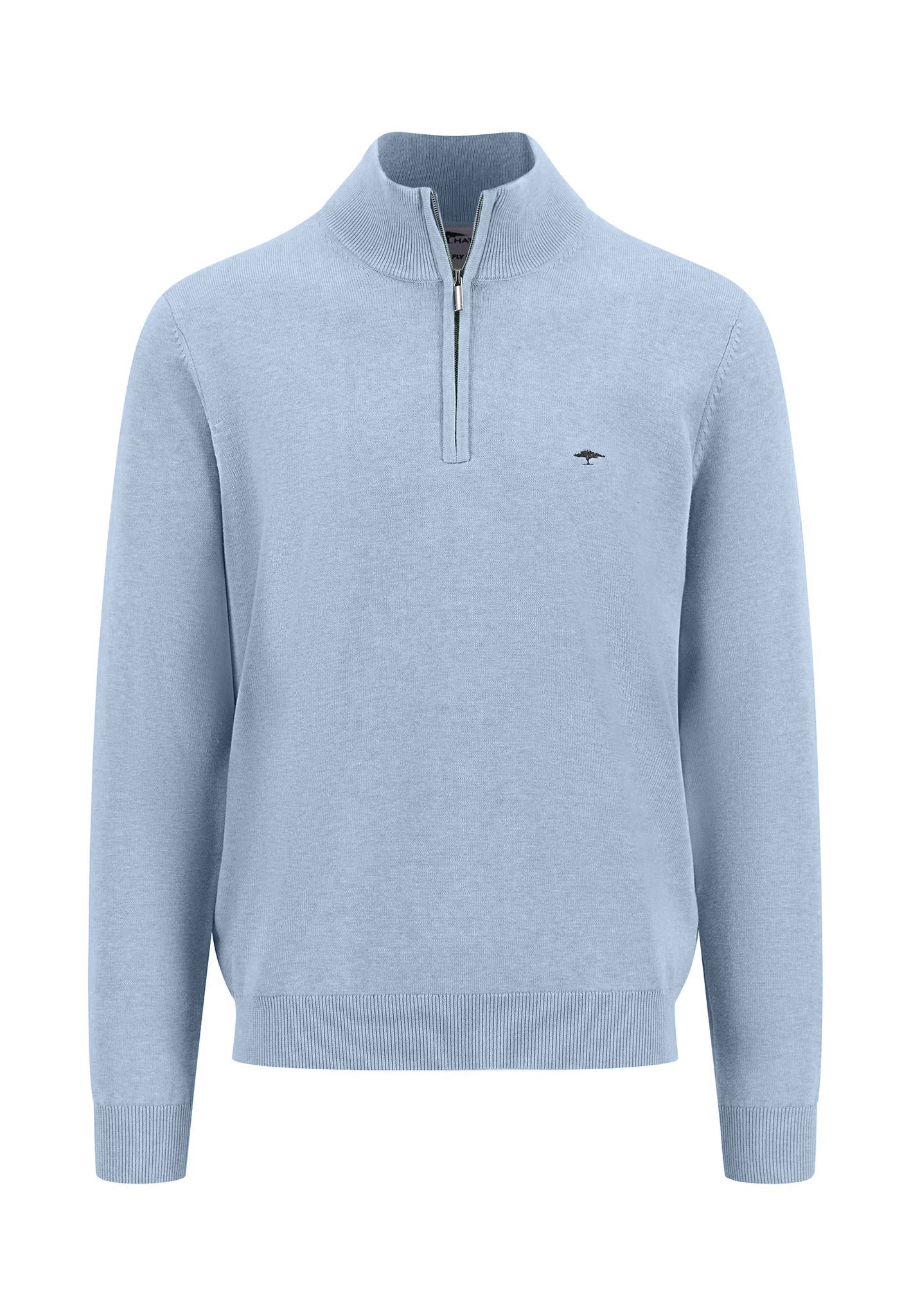 Pullover aus Baumwolle mit Troyer-Kragen - Image 17