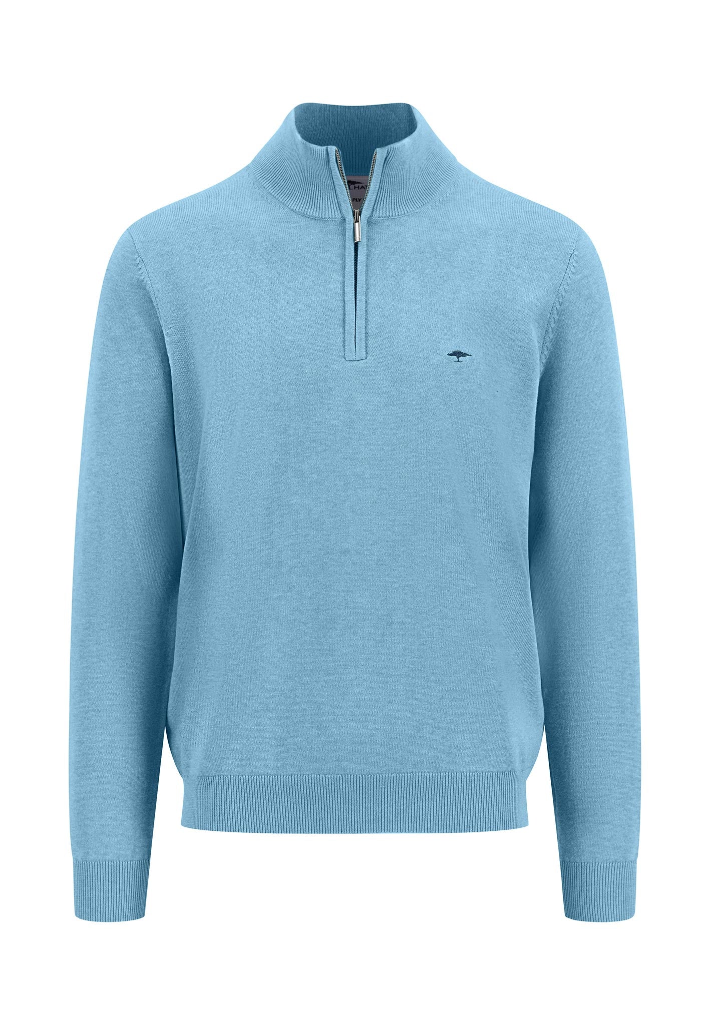 Pullover aus Baumwolle mit Troyer-Kragen - Image 23