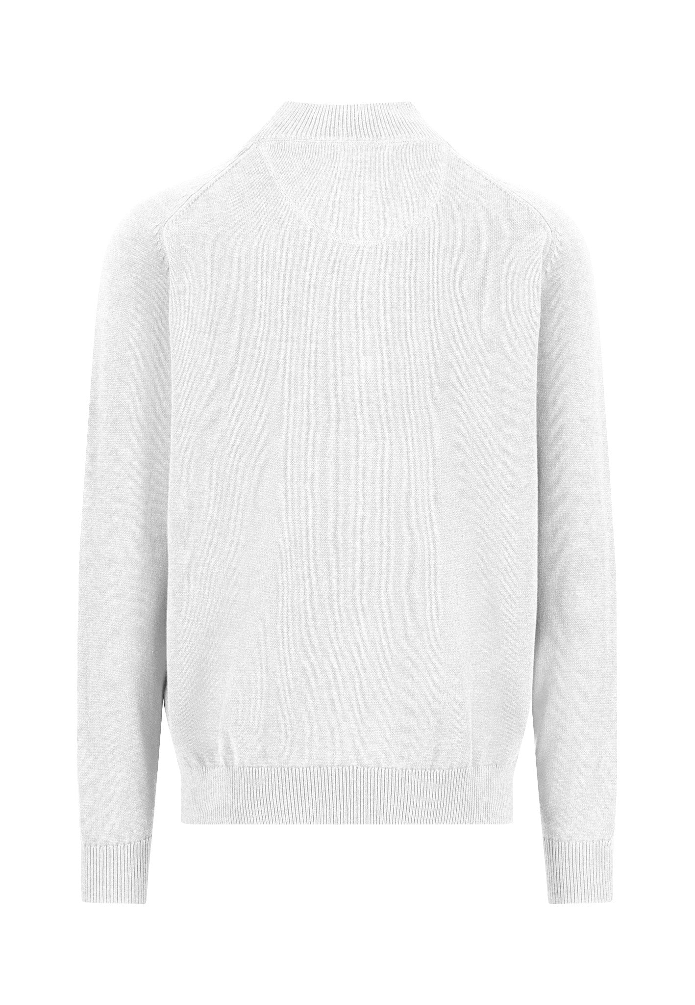 Pullover aus Baumwolle mit Troyer-Kragen - Image 4