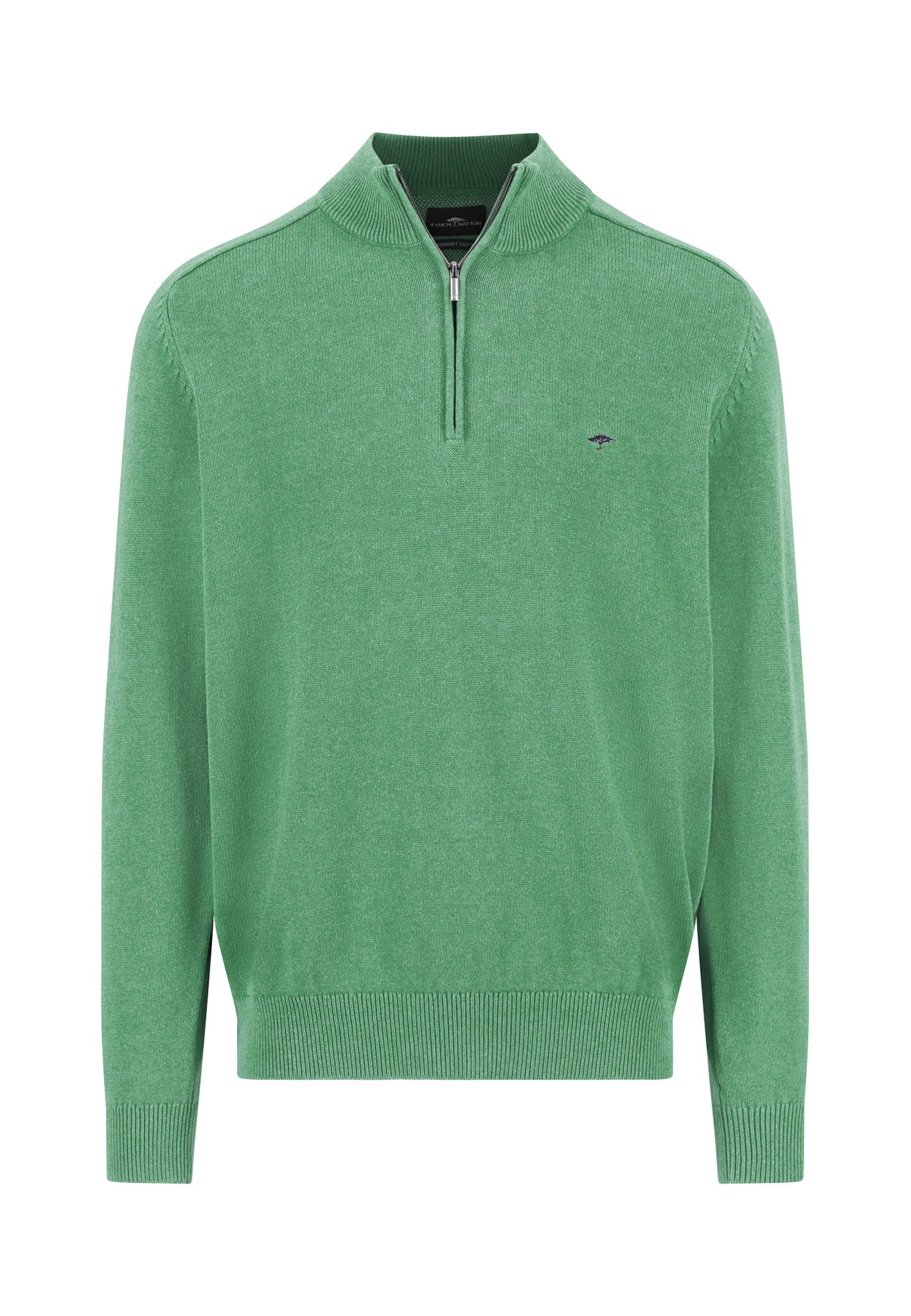 Pullover aus Baumwolle mit Troyer-Kragen - Image 5