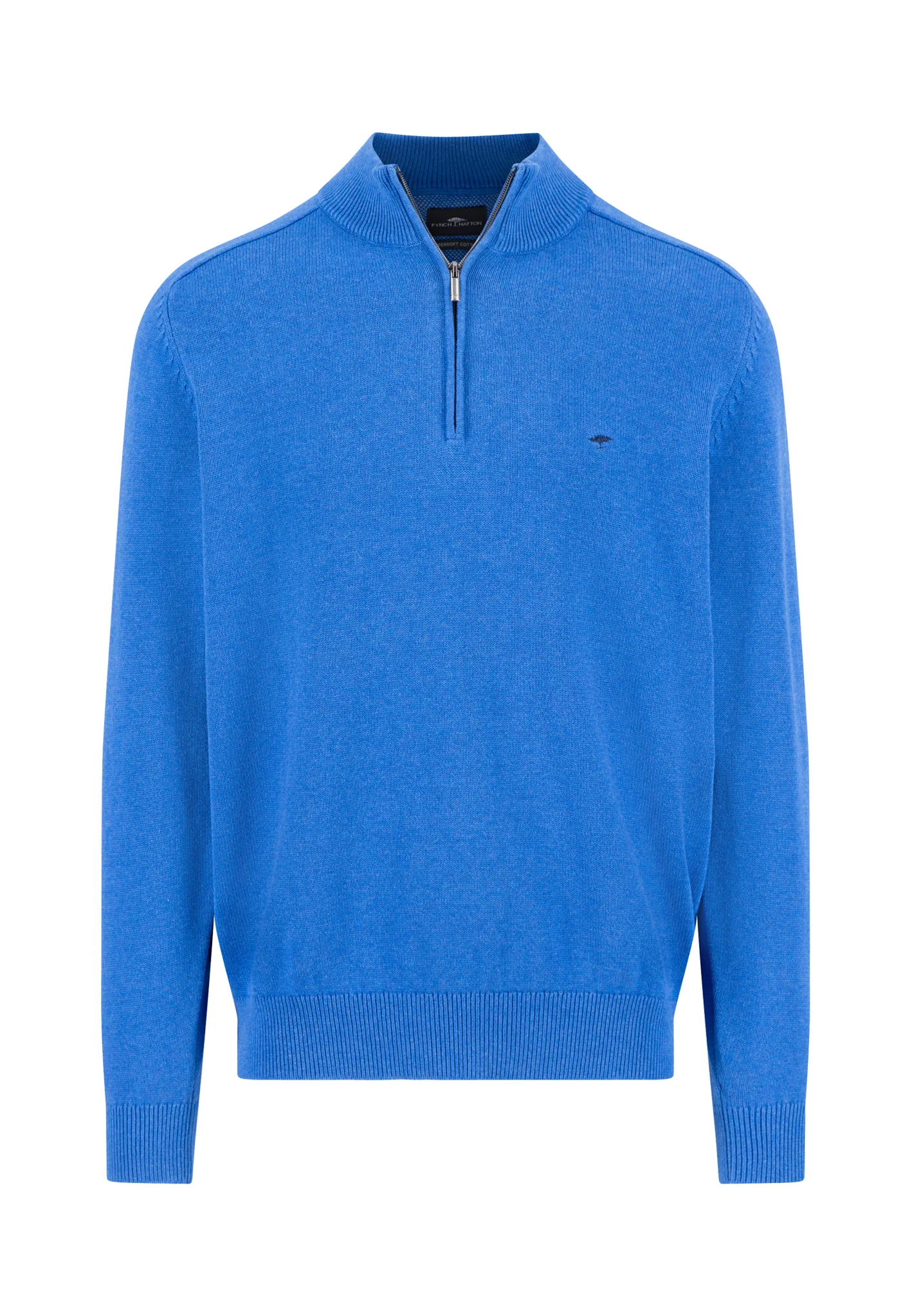 Pullover aus Baumwolle mit Troyer-Kragen - Image 9