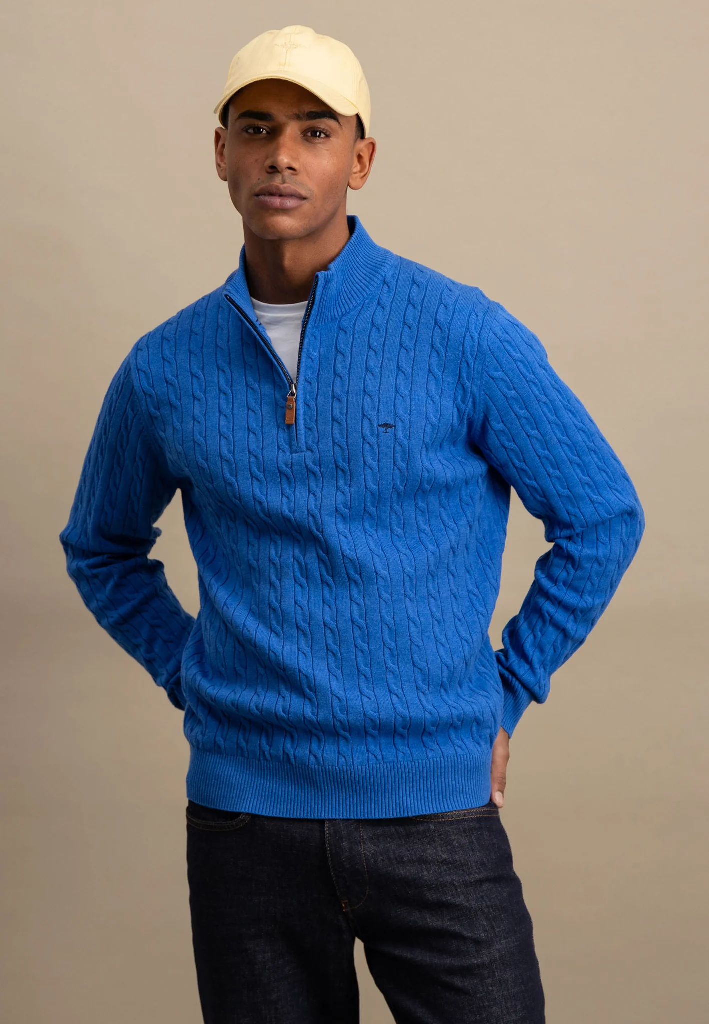 Pullover aus Baumwolle mit Zopfstrickmuster - Image 19