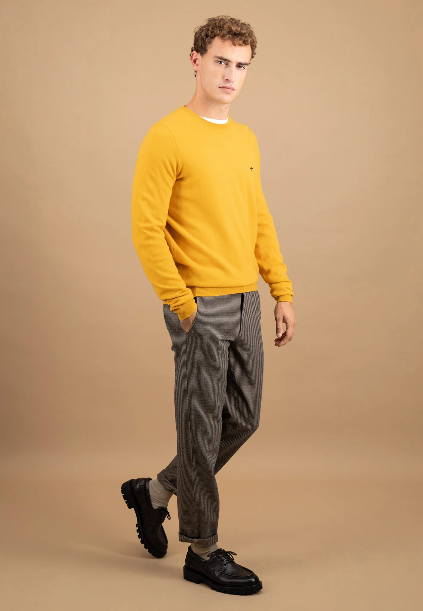 Pullover aus Merino-Kaschmir mit Rundhalsausschnitt - Image 4