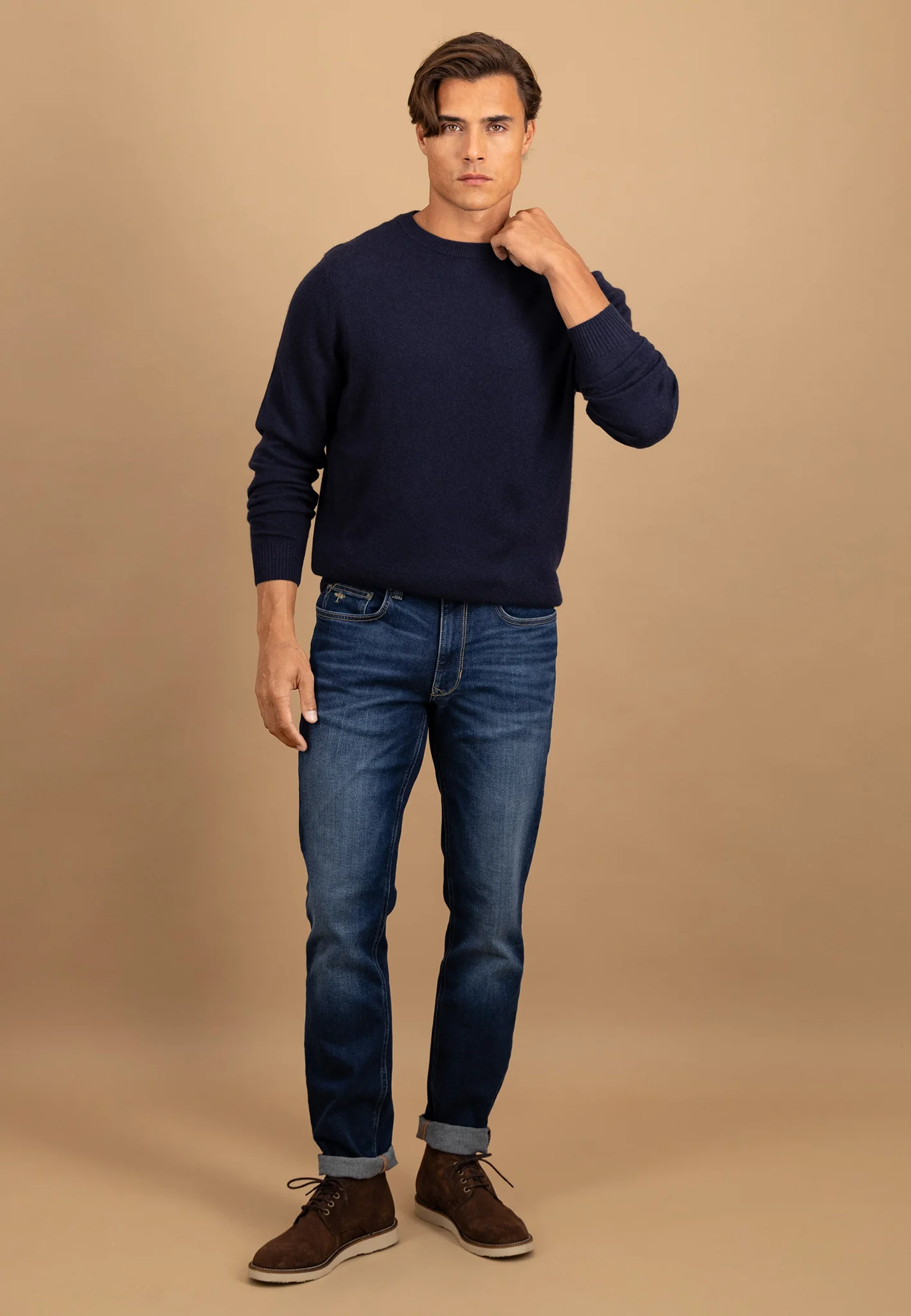 Pullover aus reinem Kaschmir mit Rundhalsausschnitt - Image 12