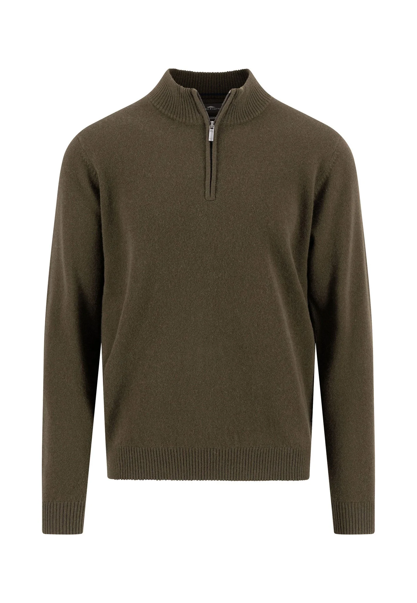 Pullover aus reinem Kaschmir mit Stehkragen und Reißverschluss - Image 7