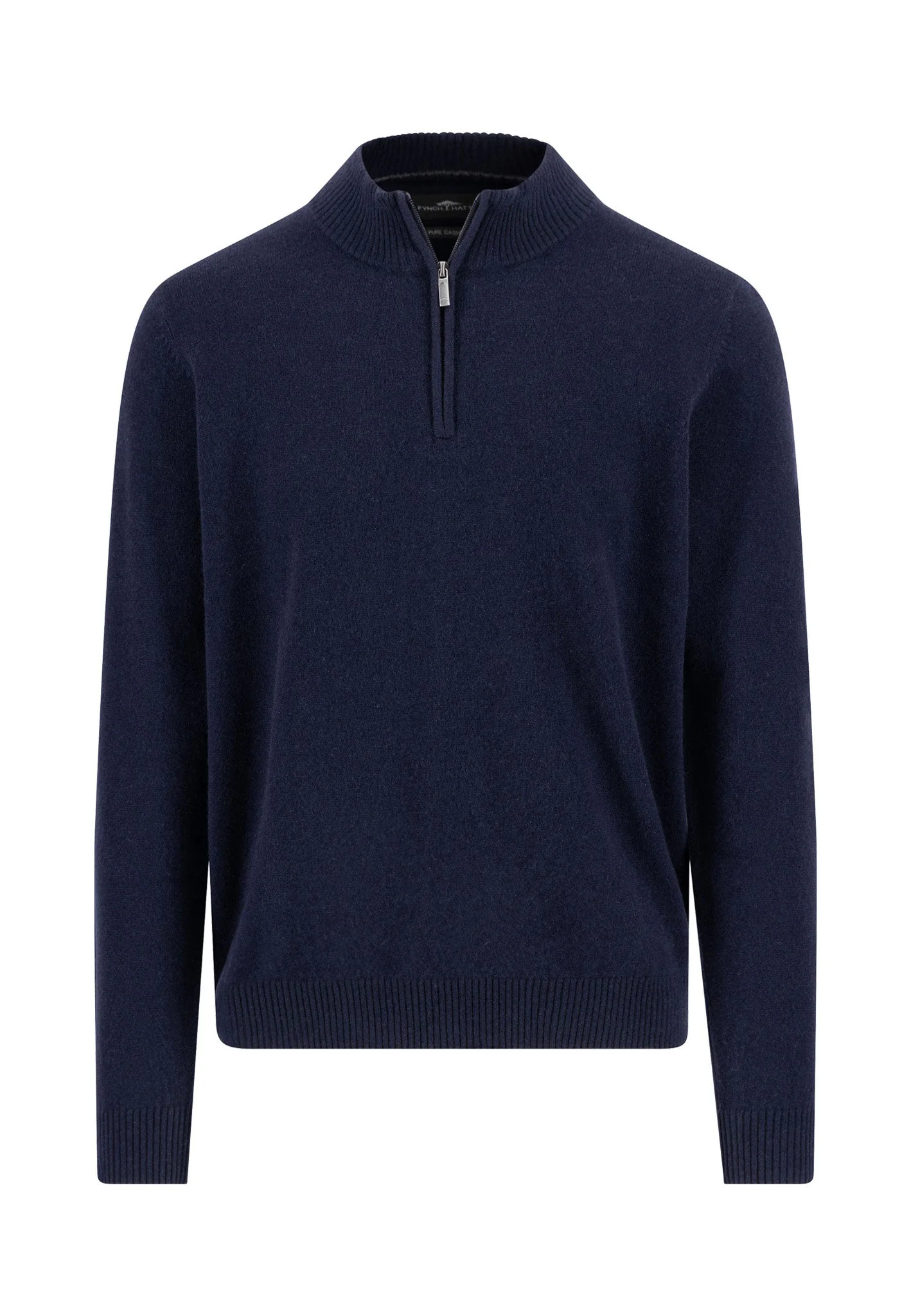 Pullover aus reinem Kaschmir mit Stehkragen und Reißverschluss - Image 9