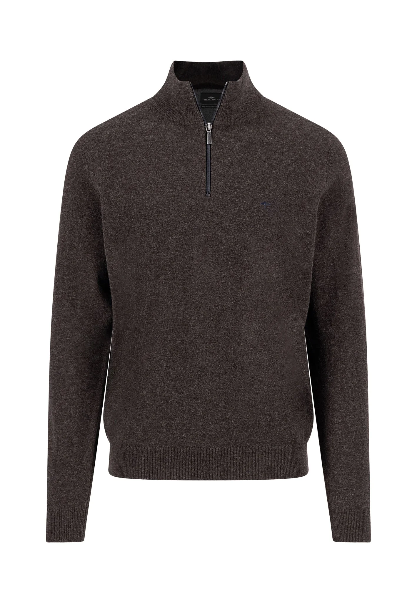 Pullover aus reiner Wolle mit Troyer-Kragen und Reißverschluss - Image 5