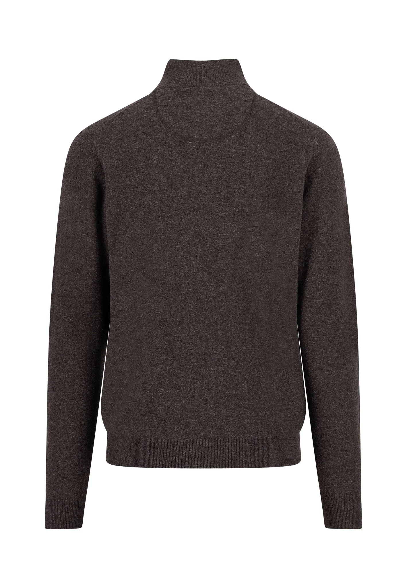 Pullover aus reiner Wolle mit Troyer-Kragen und Reißverschluss - Image 6