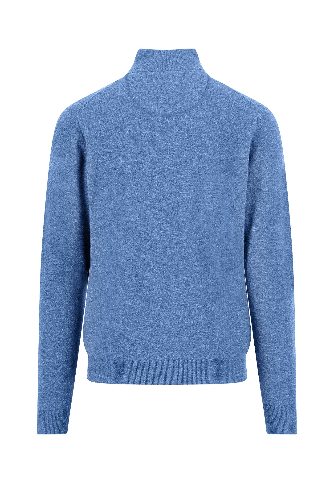 Pullover aus reiner Wolle mit Troyer-Kragen und Reißverschluss - Image 8
