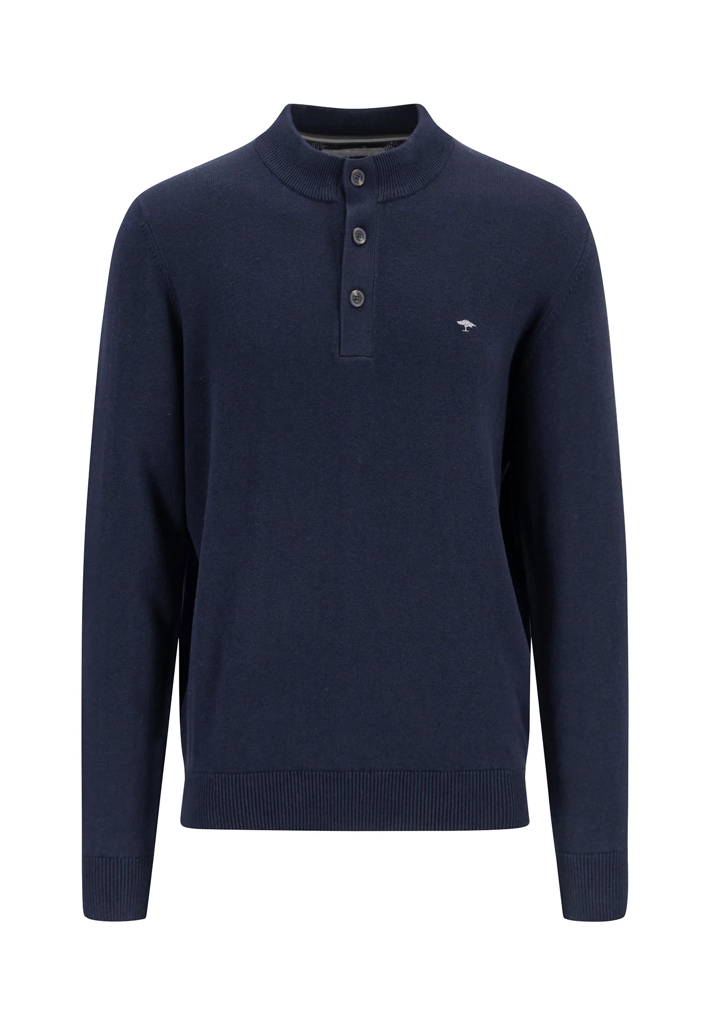 Pullover mit geknöpftem Troyer-Kragen - Image 3
