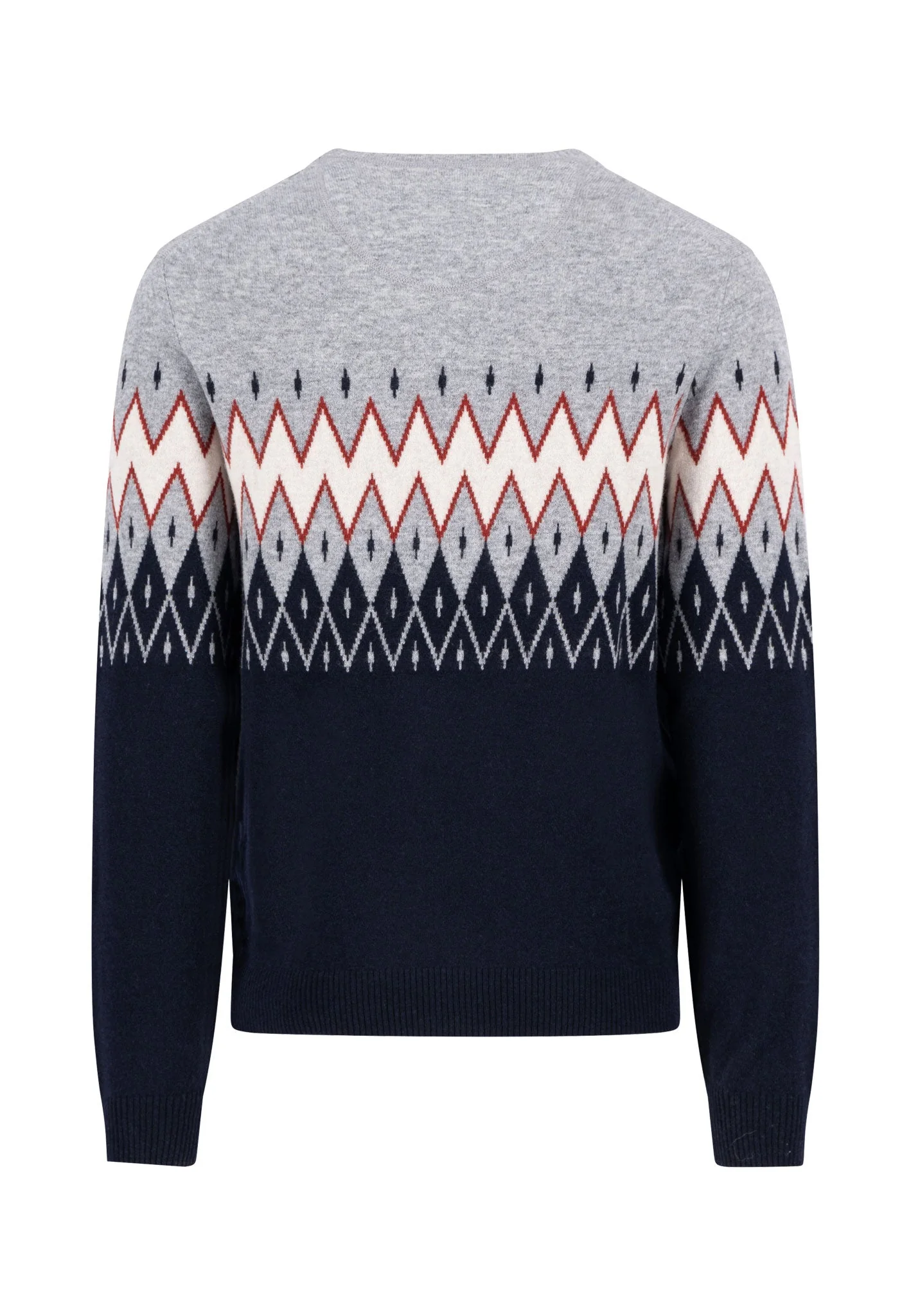 Pullover mit grafischem Fair-Isle-Muster und Rundhalsausschnitt - Image 12