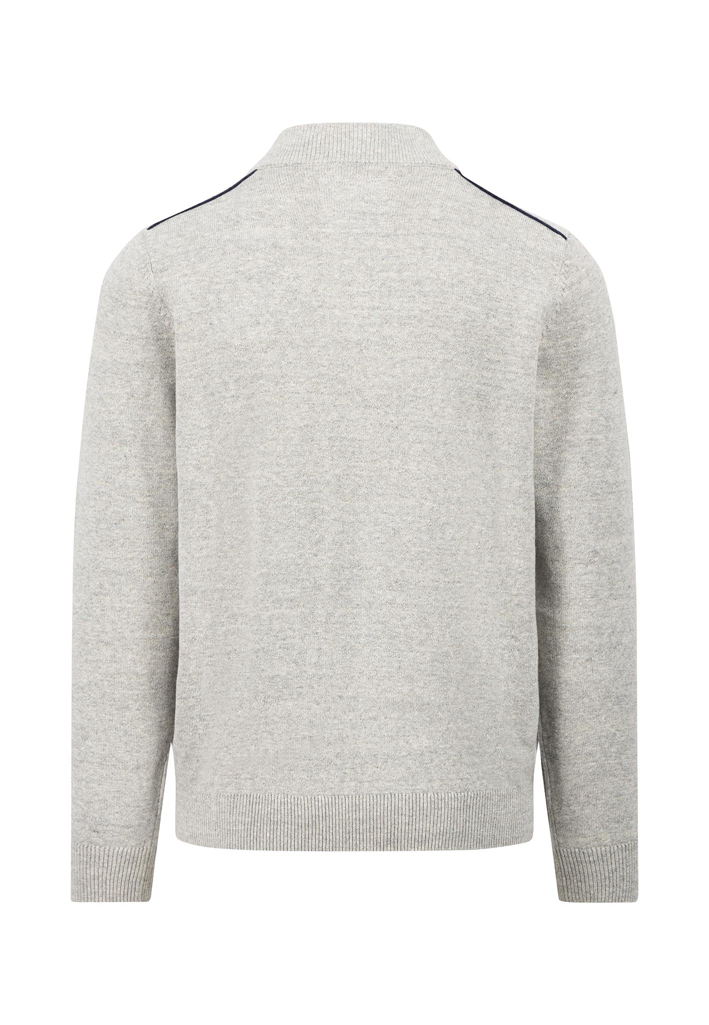 Pullover mit Stehkragen und Kontrastdetails - Image 8