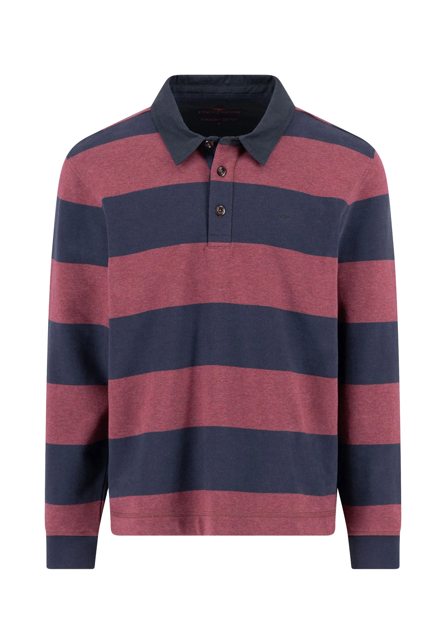 Rugbyshirt aus Baumwolle mit Streifenmuster und Polokragen - Image 3