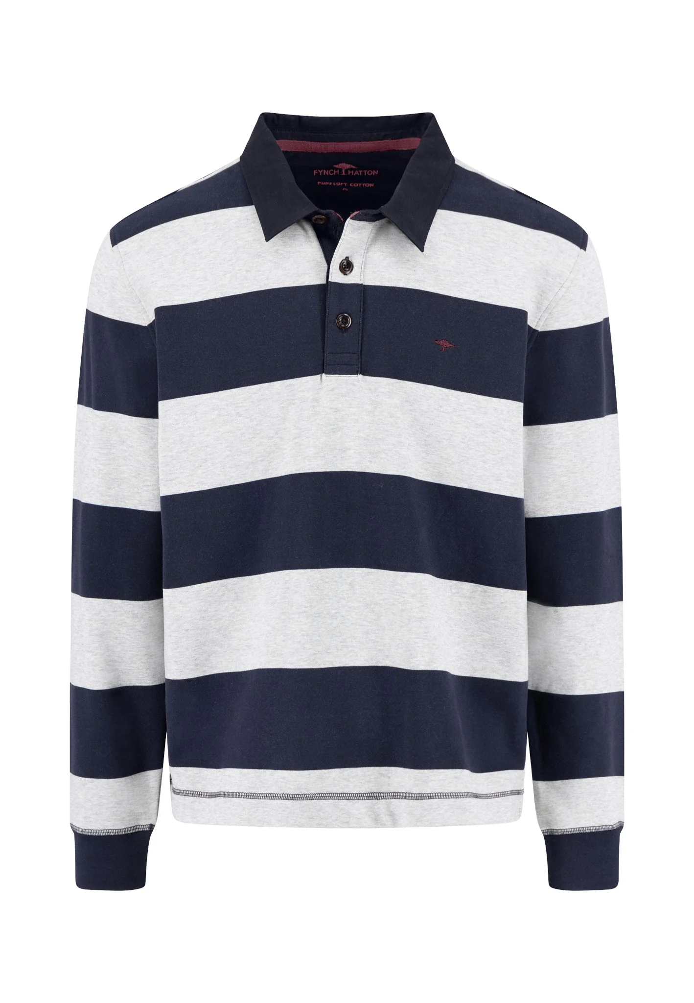 Rugbyshirt aus Baumwolle mit Streifenmuster und Polokragen - Image 5