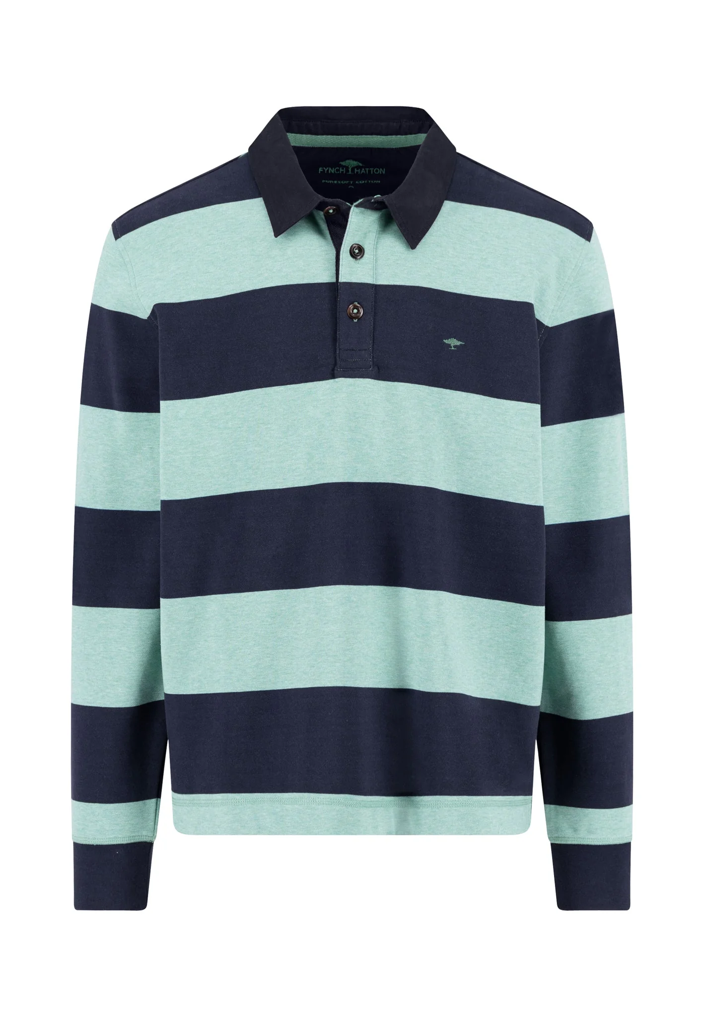 Rugbyshirt aus Baumwolle mit Streifenmuster und Polokragen - Image 7