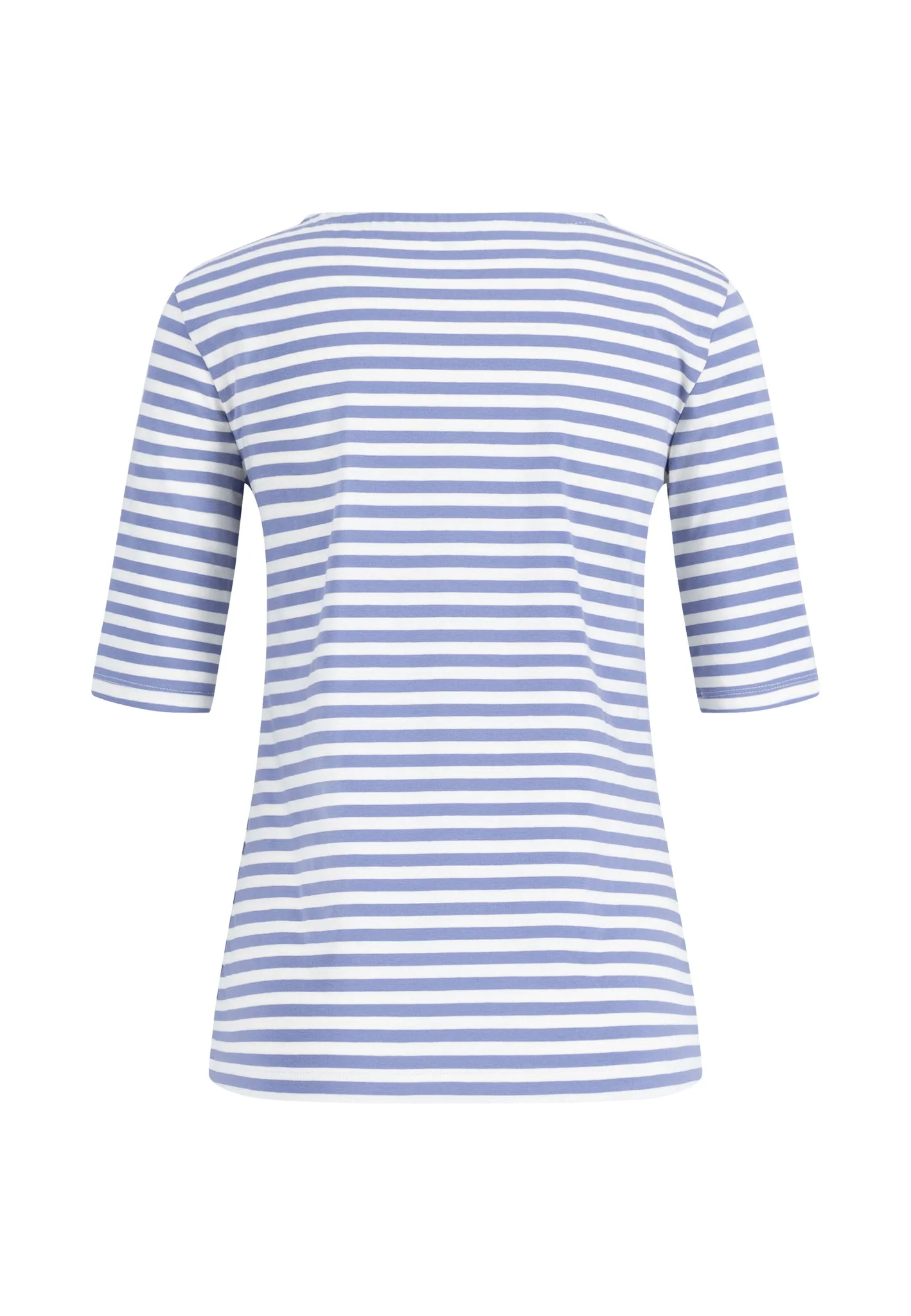 Shirt aus Baumwoll-Stretch mit Streifenmuster und 3/4-Arm - Image 6