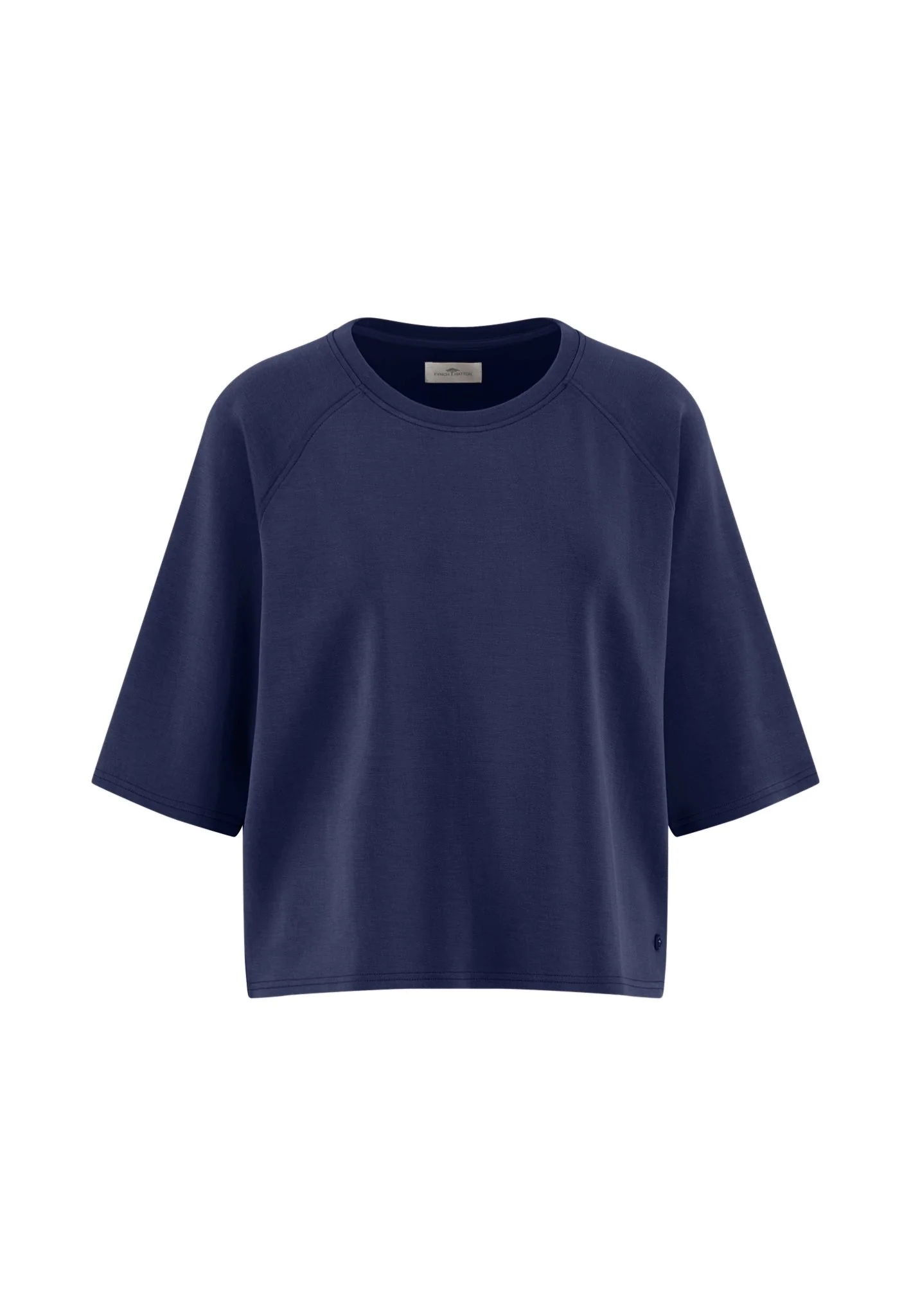 Shirt aus Viskose-Mix mit halblangen Ärmeln und legerem Schnitt - Image 11