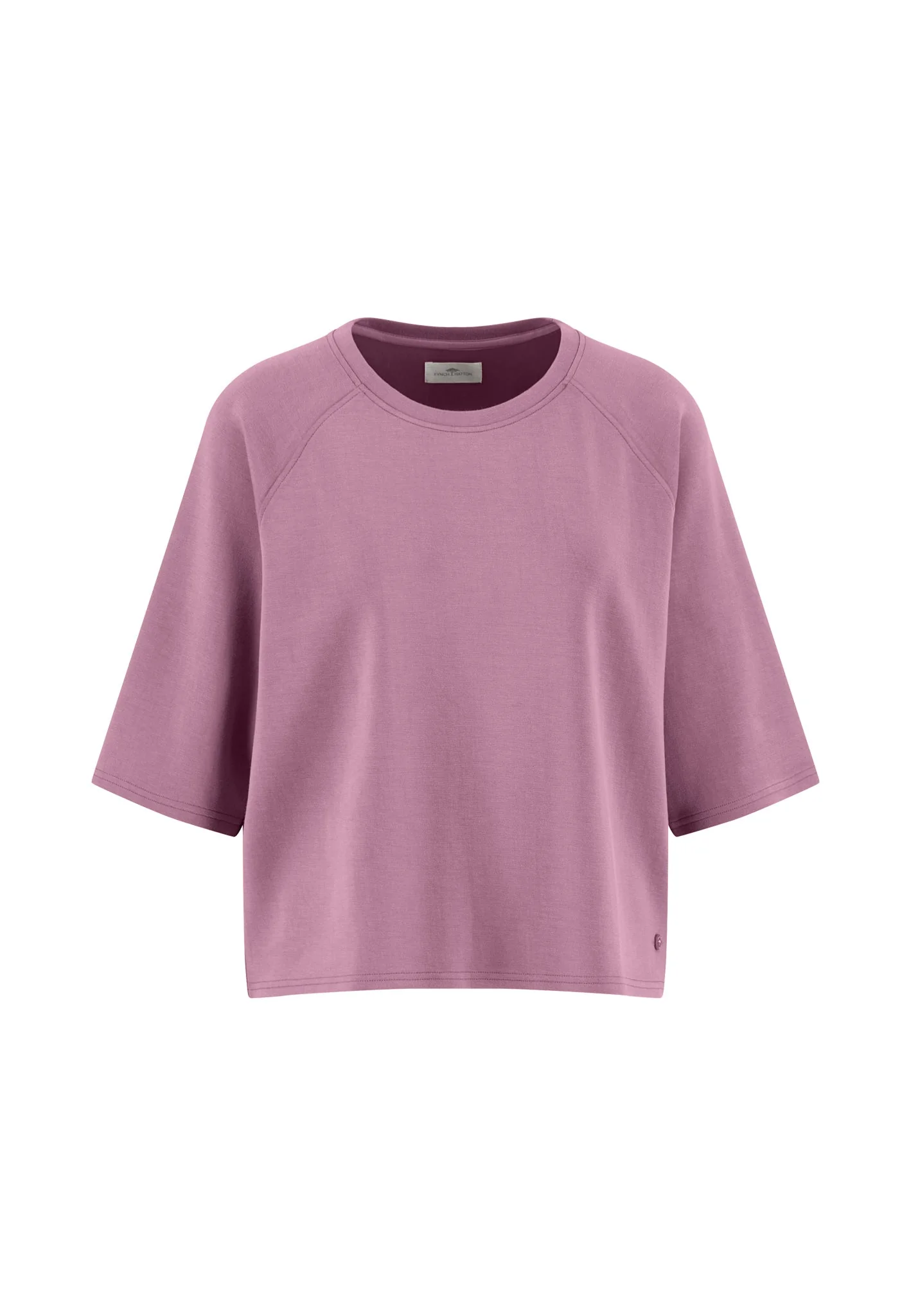Shirt aus Viskose-Mix mit halblangen Ärmeln und legerem Schnitt - Image 23