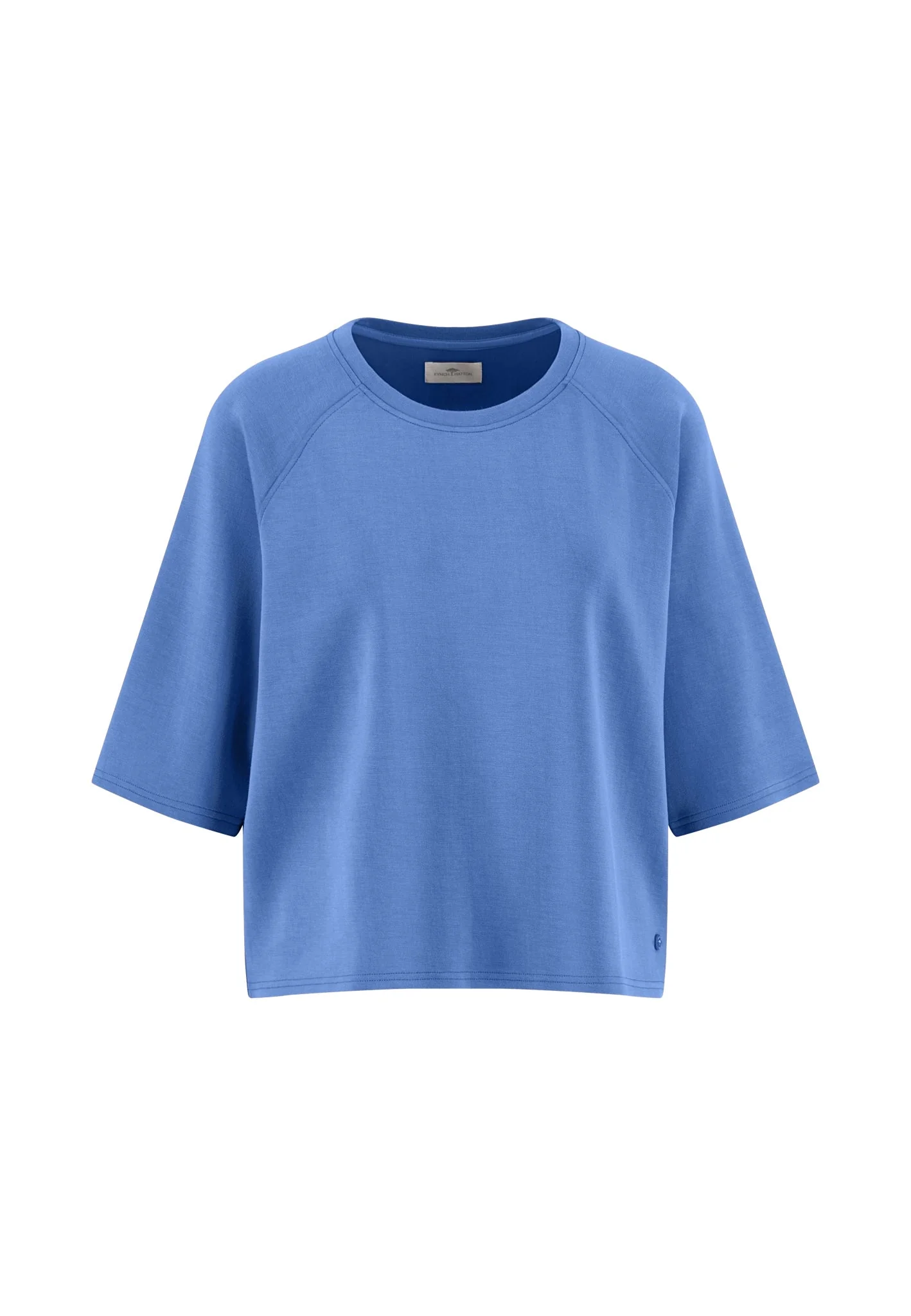 Shirt aus Viskose-Mix mit halblangen Ärmeln und legerem Schnitt - Image 25