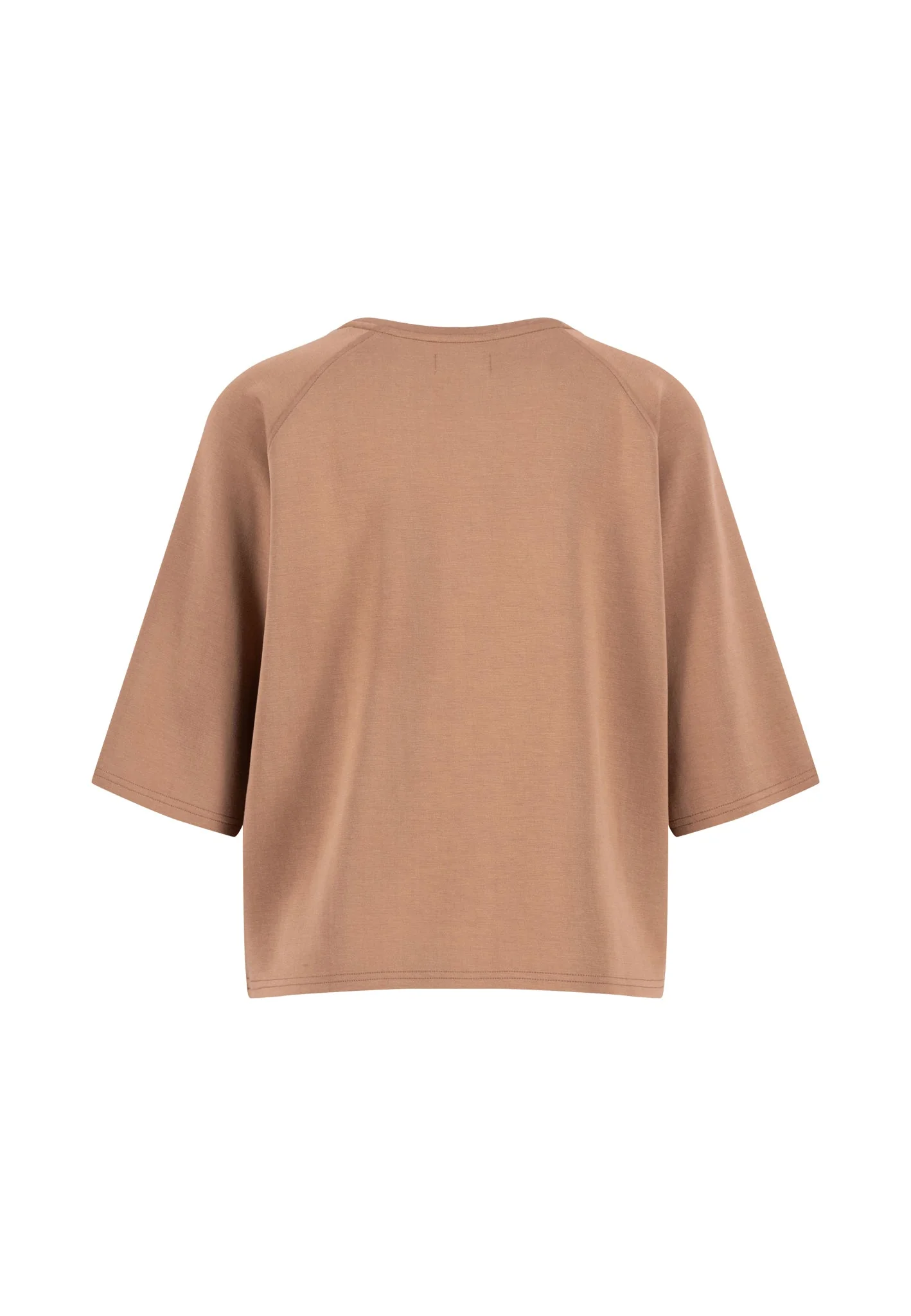 Shirt aus Viskose-Mix mit halblangen Ärmeln und legerem Schnitt - Image 6