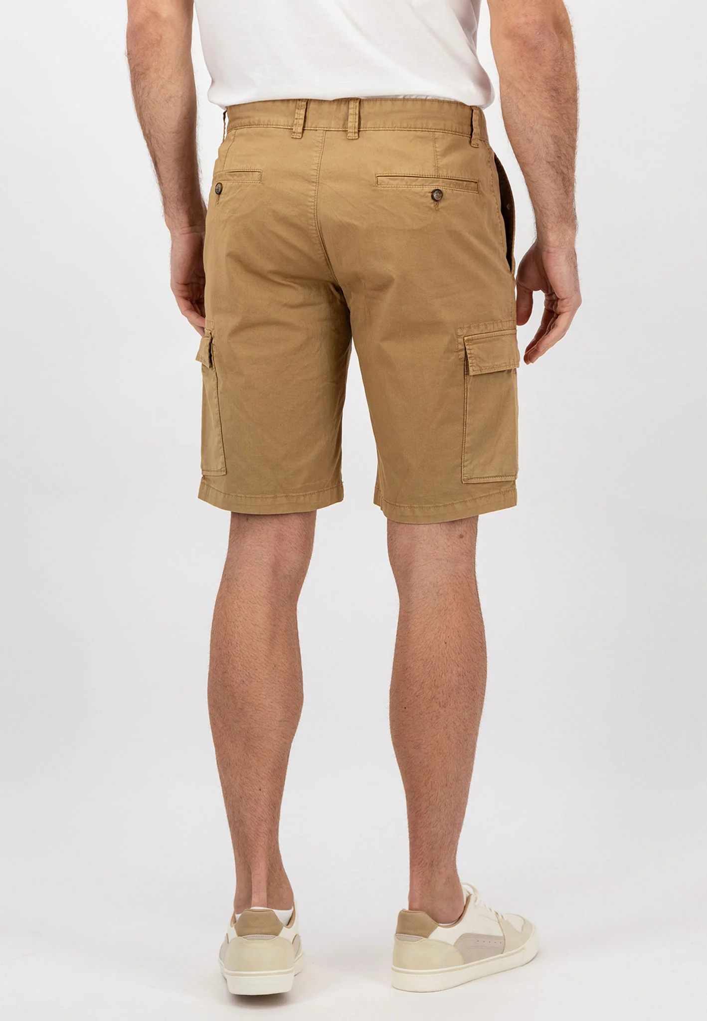 Shorts aus Baumwoll-Mix mit Gürtelschlaufen - Image 2