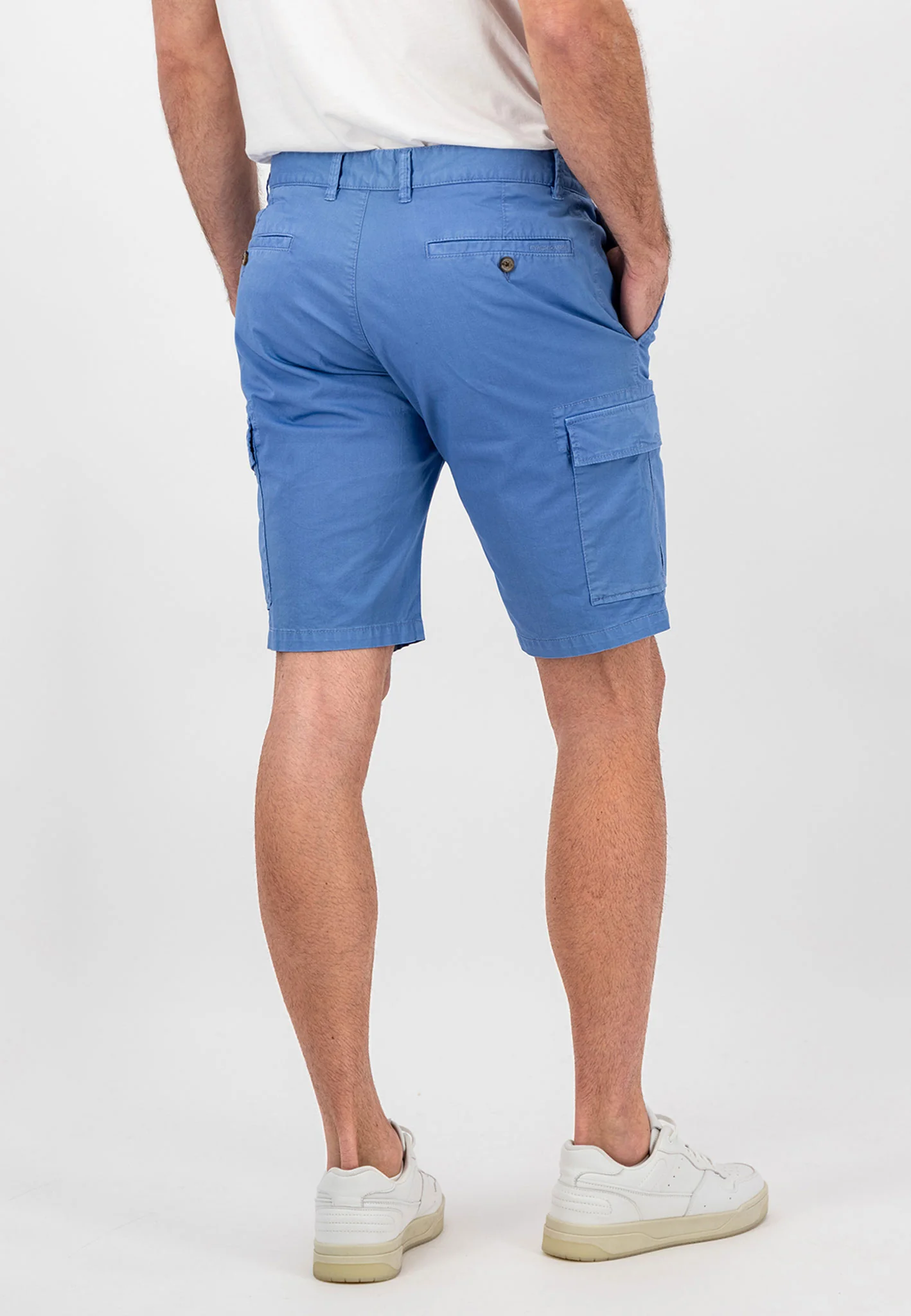 Shorts aus Baumwoll-Mix mit Gürtelschlaufen - Image 6