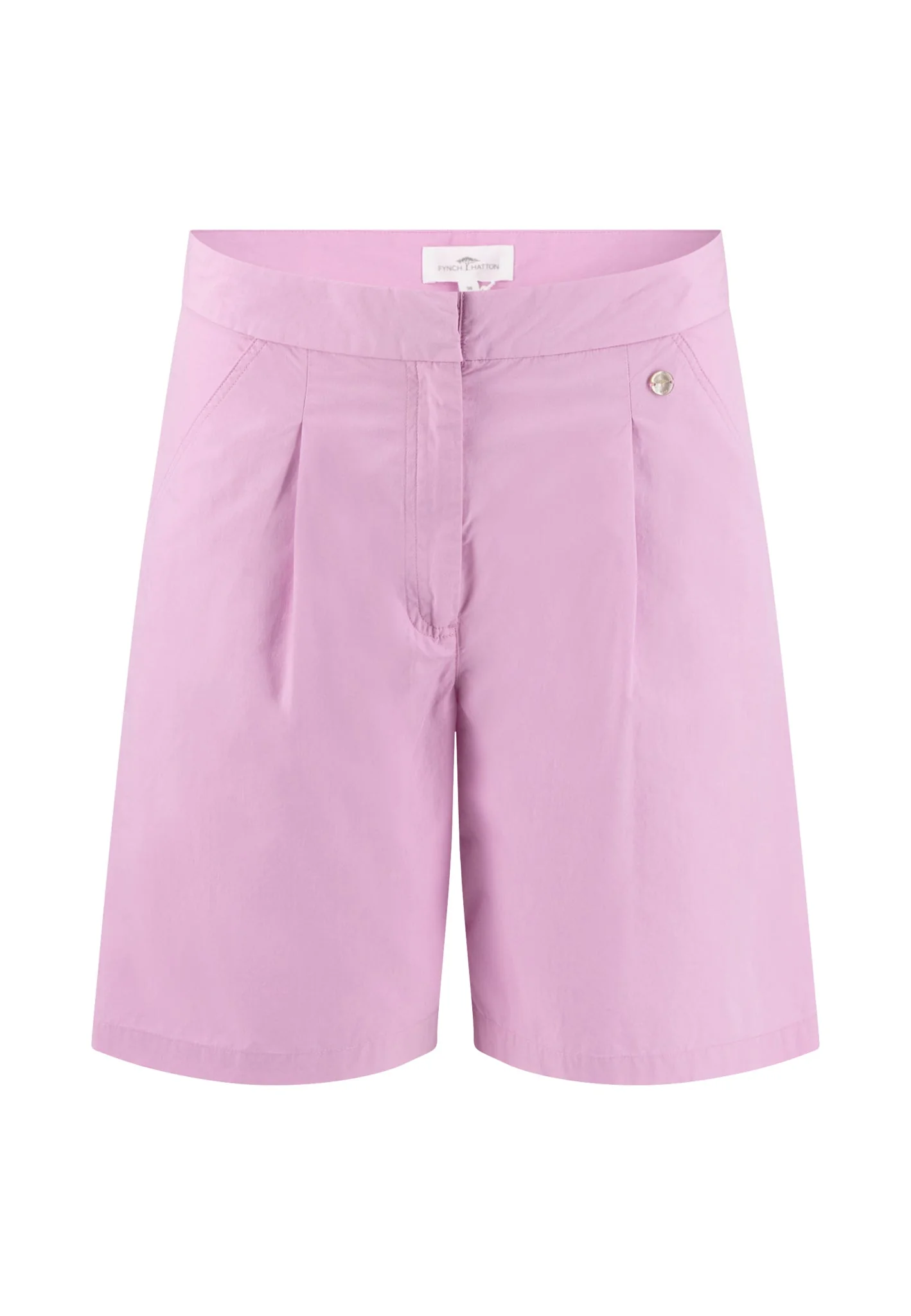 Shorts aus Baumwolle mit Bundfalten - Image 3