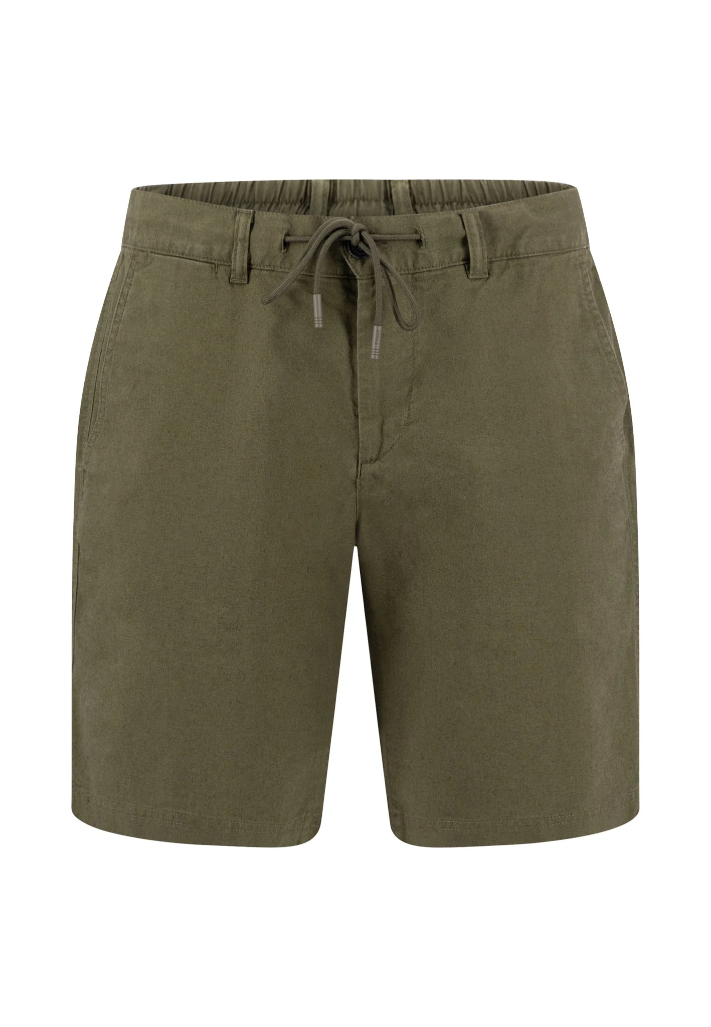 Shorts aus Leinen-Baumwoll-Mix mit elastischem Bund - Image 3