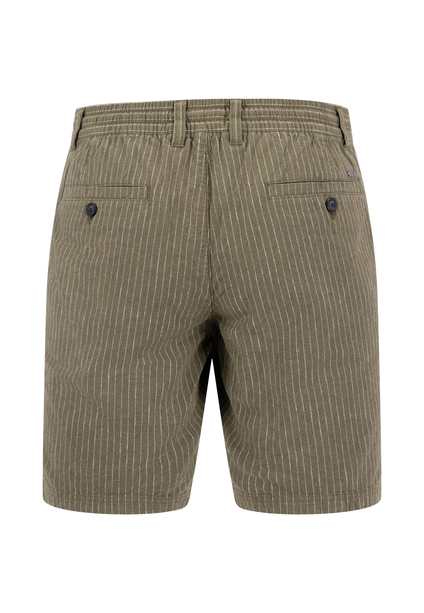 Shorts aus Leinen-Baumwoll-Mix mit Streifenmuster - Image 2