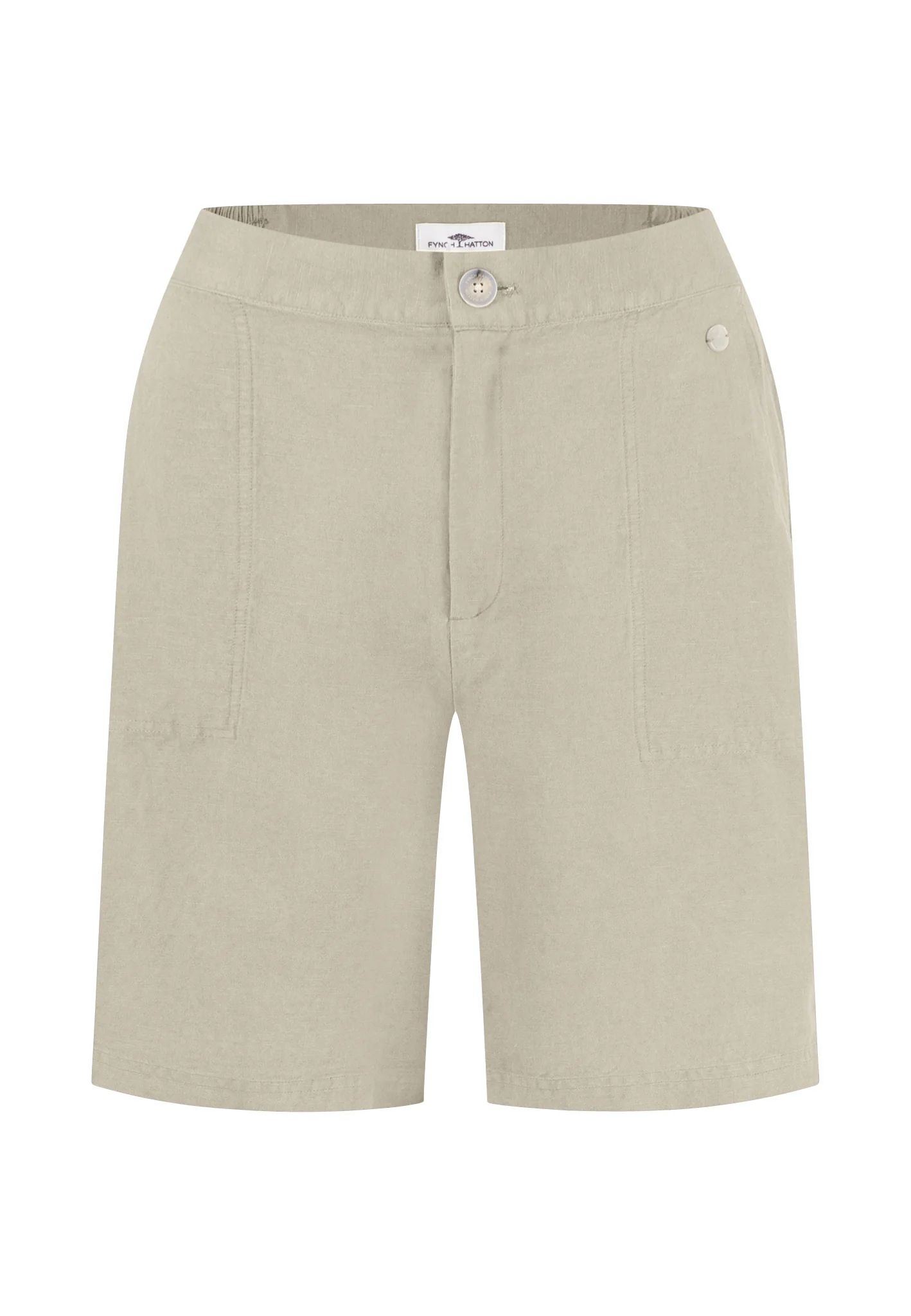 Shorts aus Leinen-Mix mit Taschen - Image 8