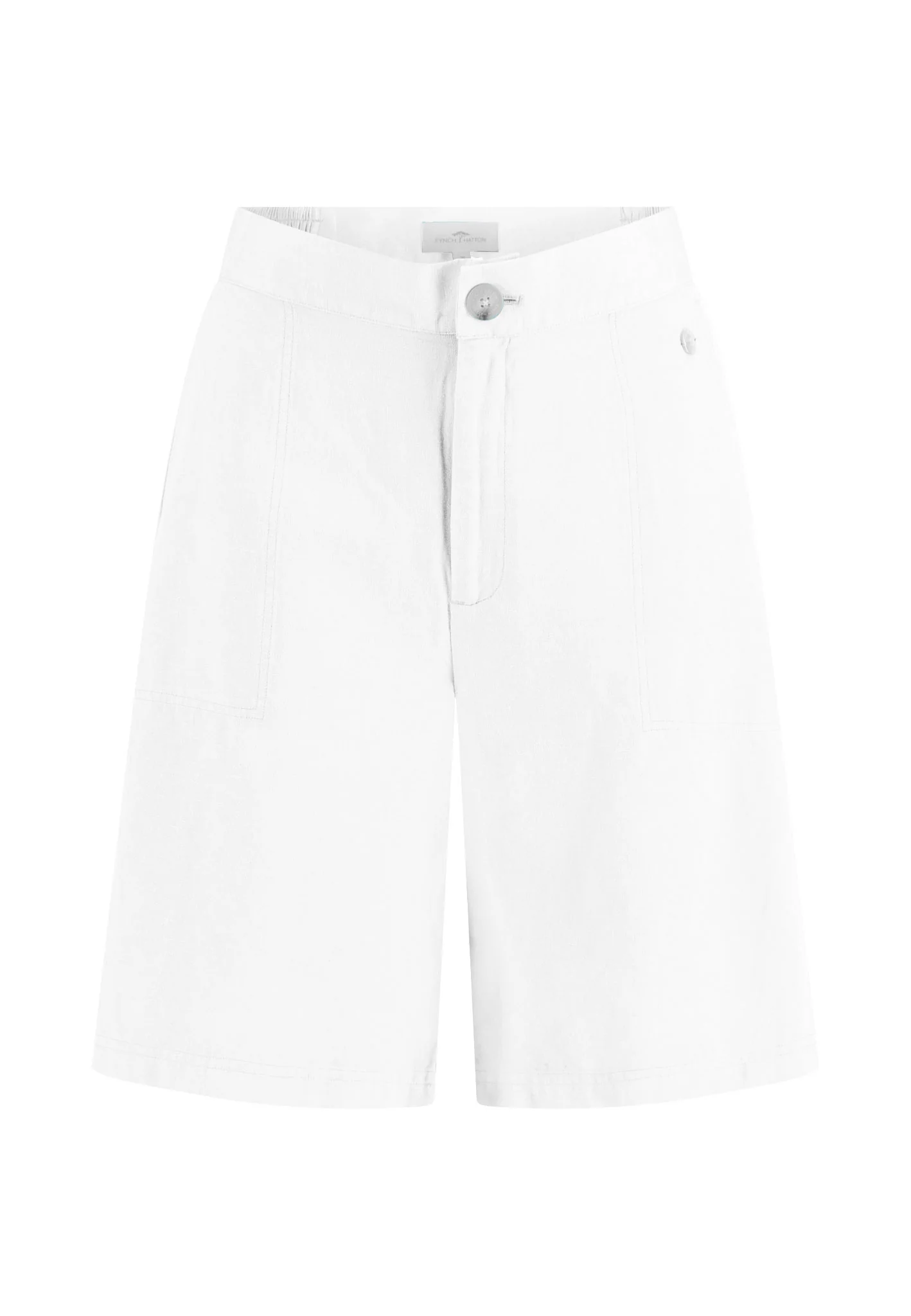 Shorts aus Leinen-Viskose-Mix mit Taschen - Image 3