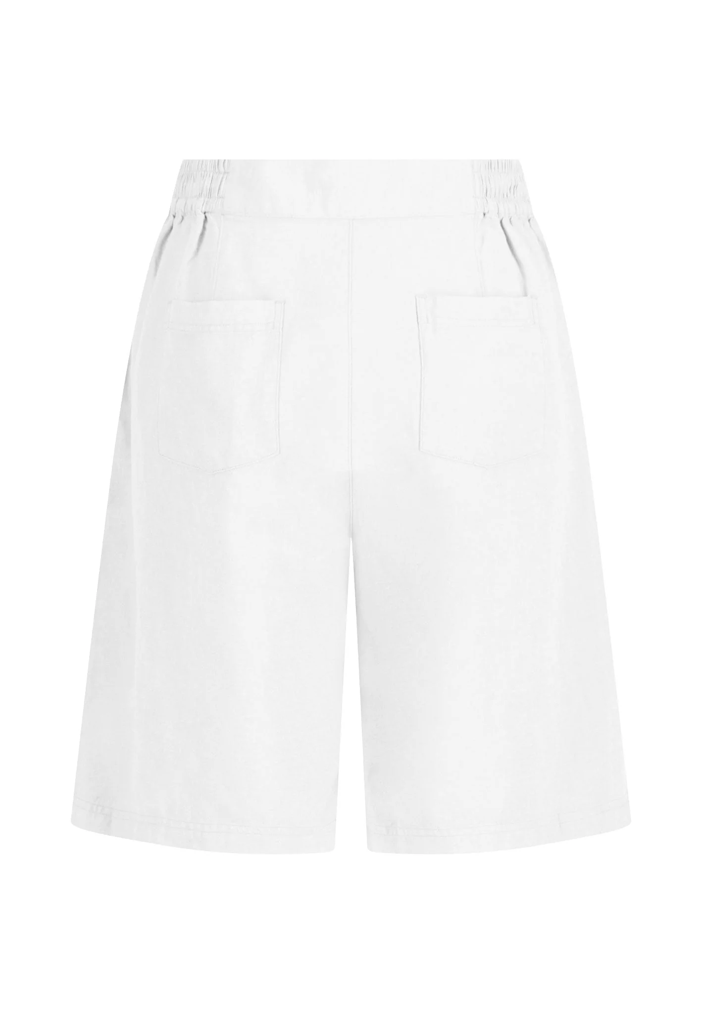 Shorts aus Leinen-Viskose-Mix mit Taschen - Image 4