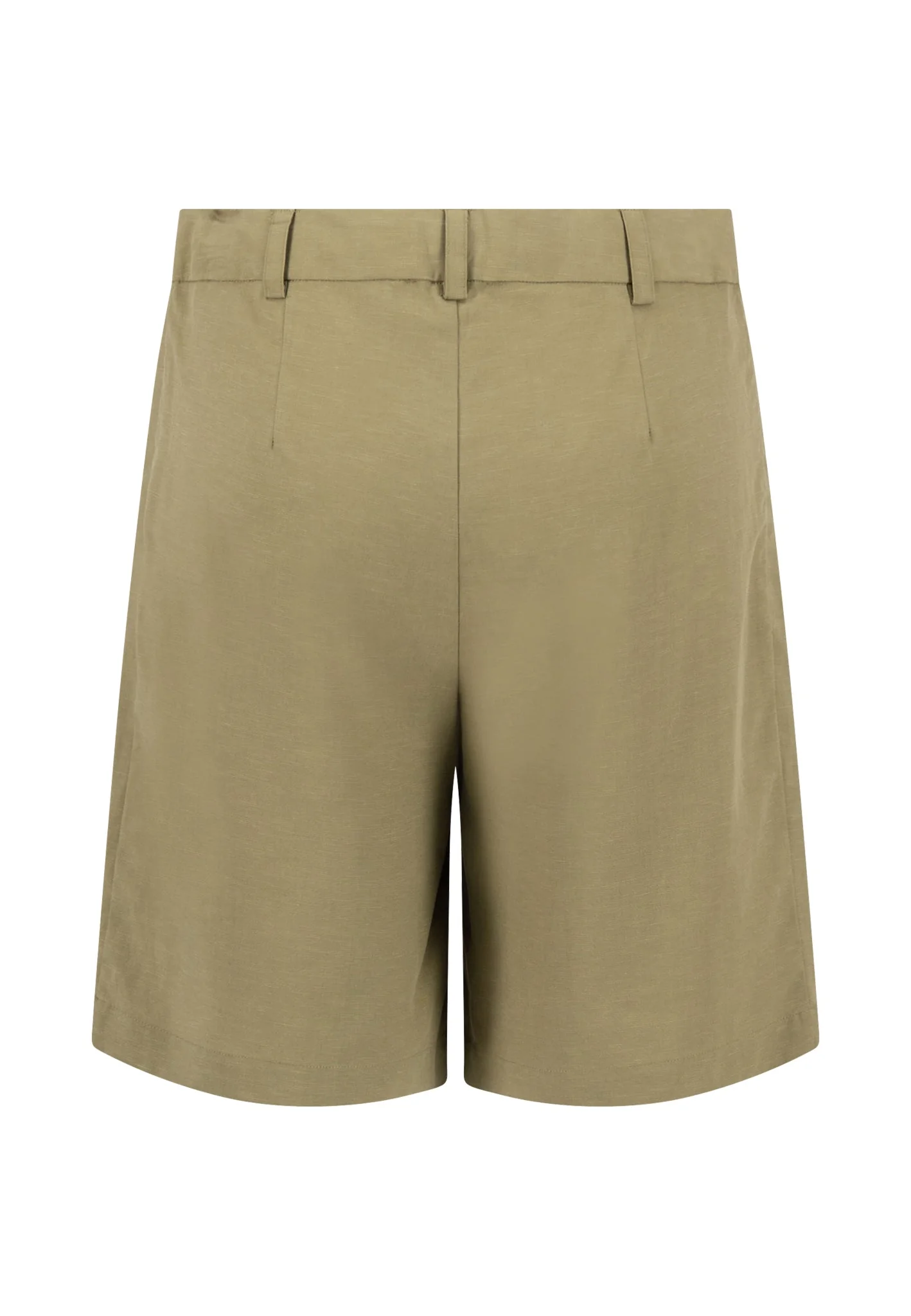 Shorts aus Lyocell-Leinen-Mix mit Bundfalten - Image 2
