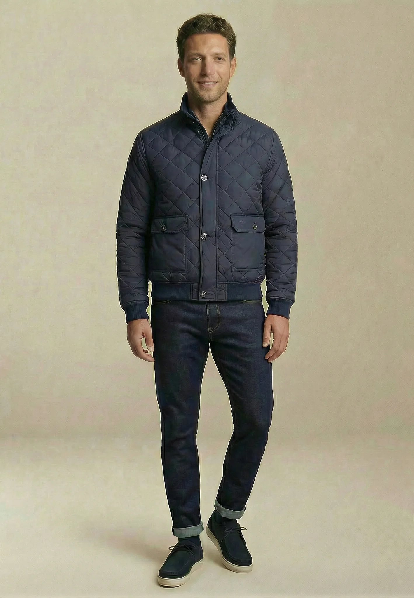 Steppjacke mit Rautensteppung und Stehkragen - Image 2