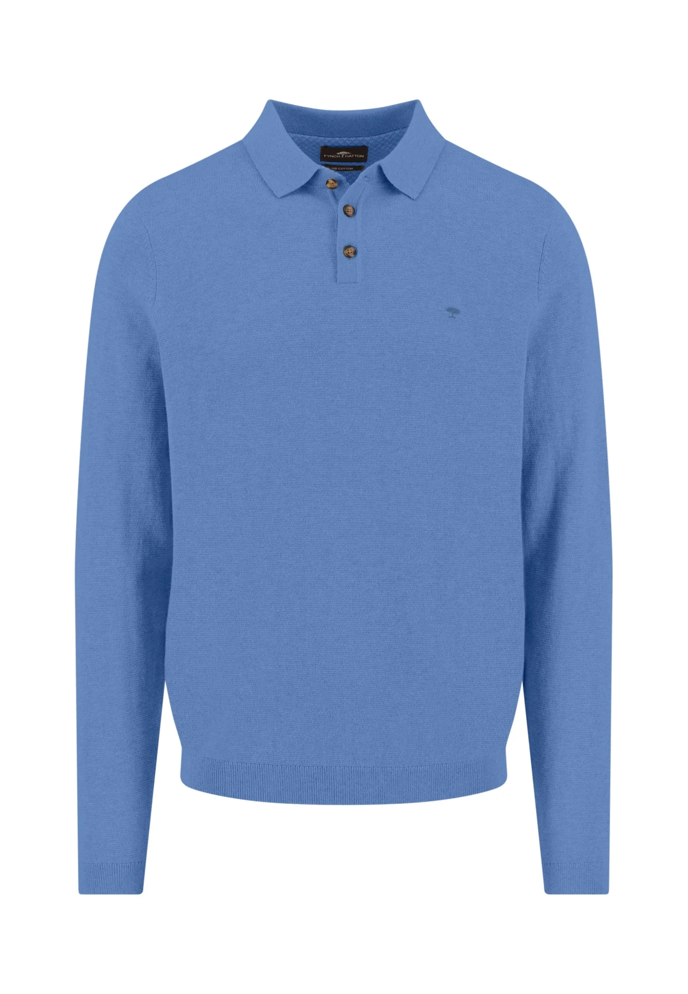 Strick-Poloshirt aus Baumwoll-Kaschmir-Mix mit Knopfleiste - Image 17