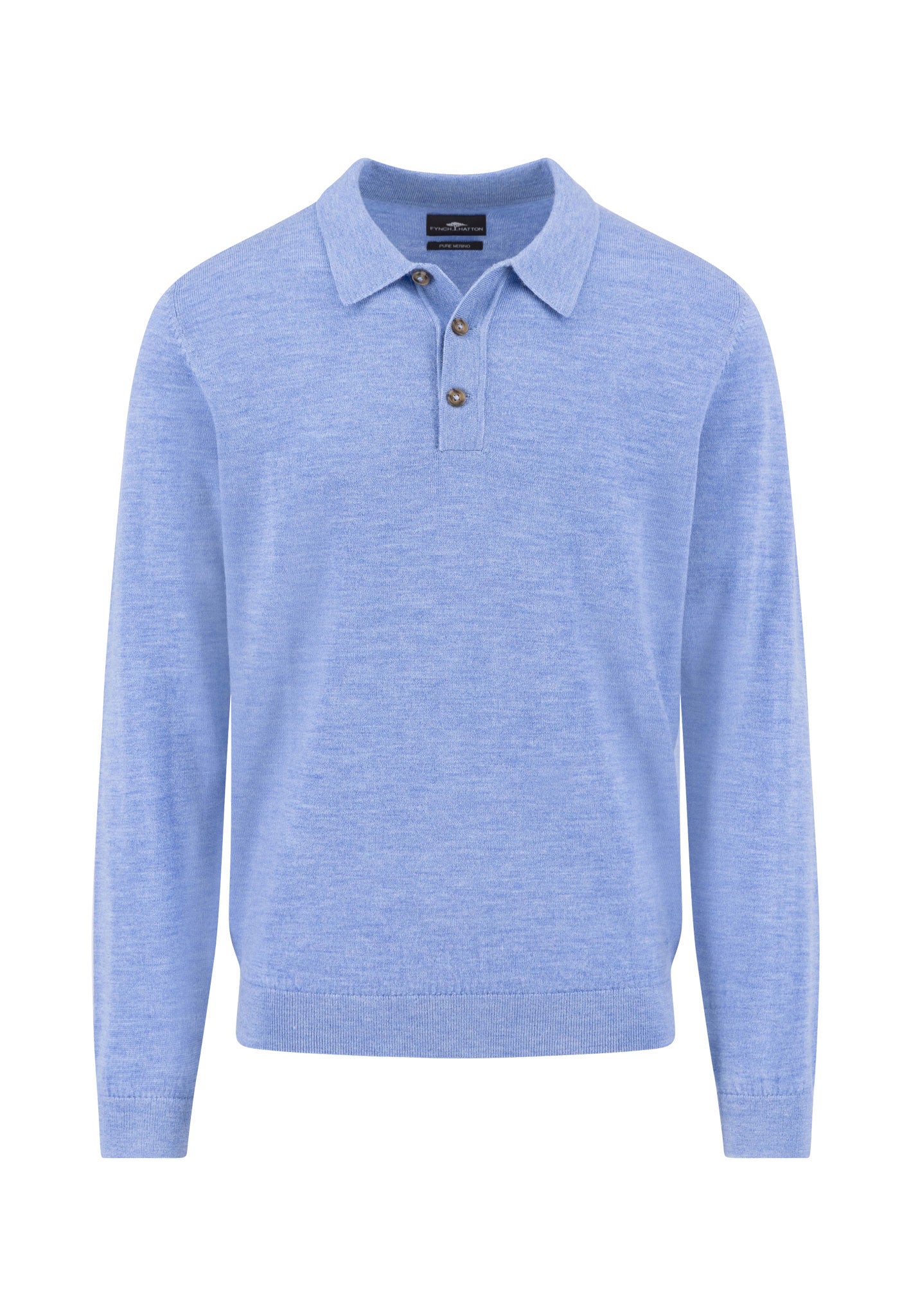 Strick-Poloshirt aus reiner Wolle mit Knöpfen - Image 13