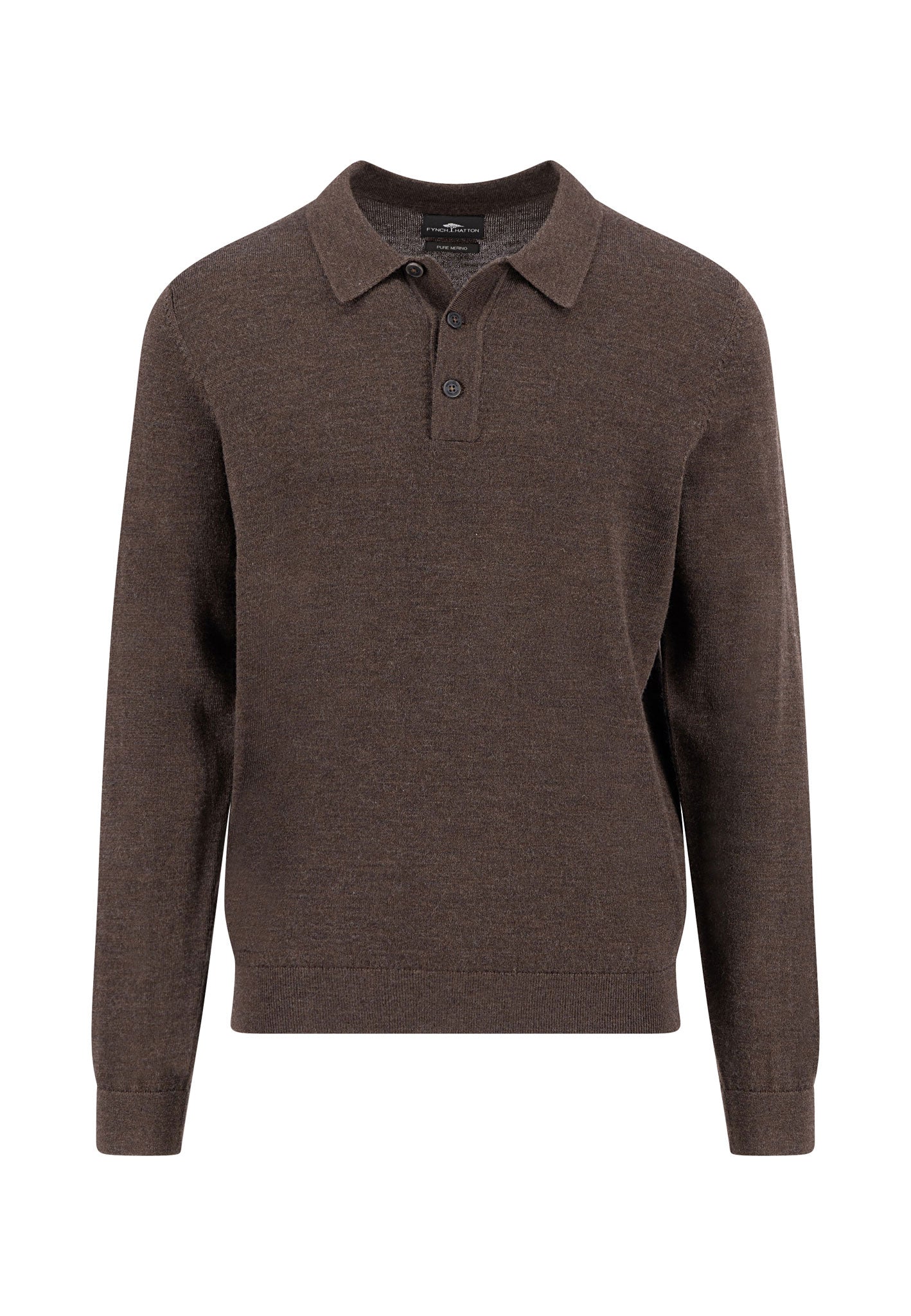 Strick-Poloshirt aus reiner Wolle mit Knöpfen - Image 5