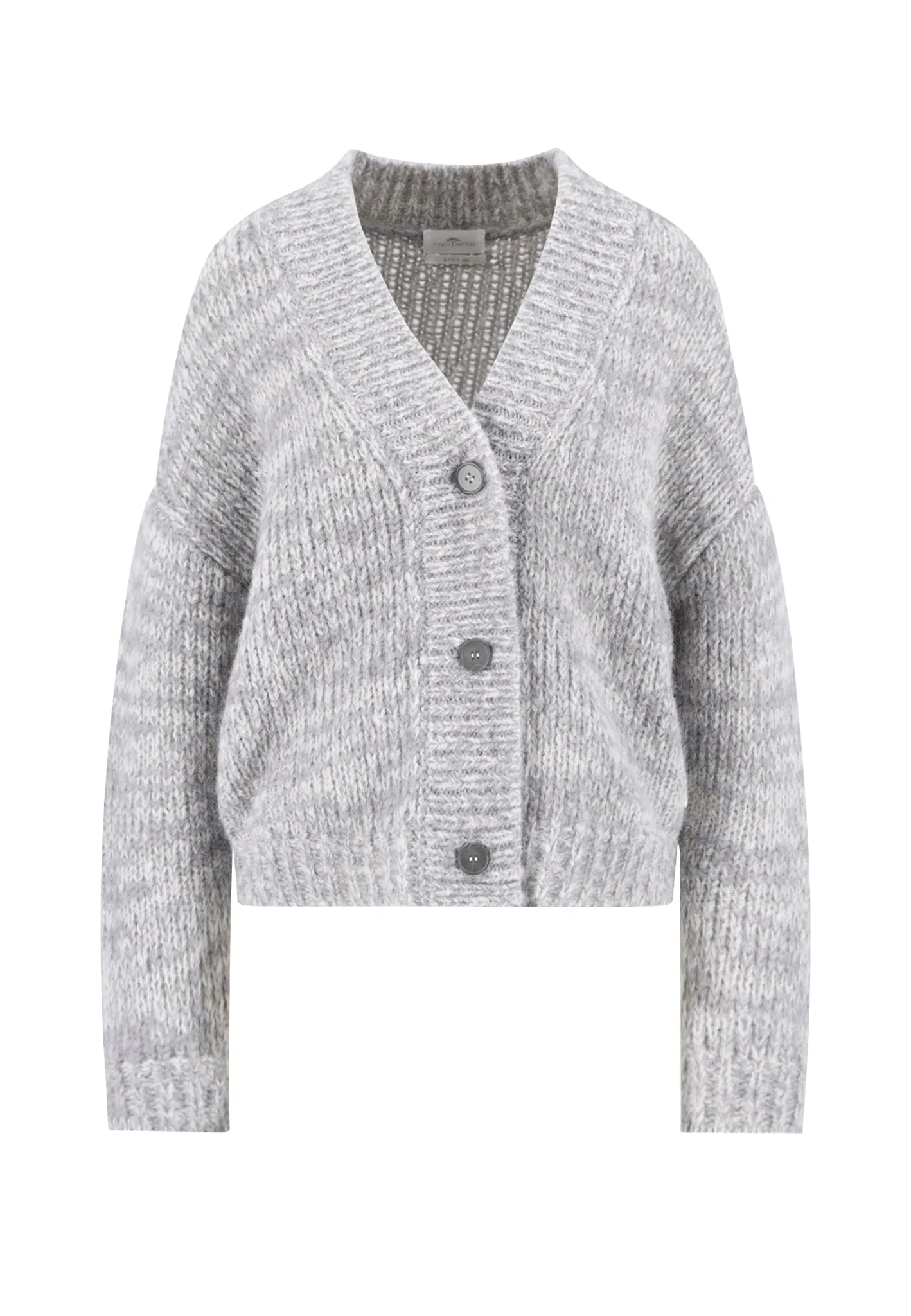 Strickcardigan aus Alpaka-Wollmix mit Knopfleiste und V-Ausschnitt - Image 5
